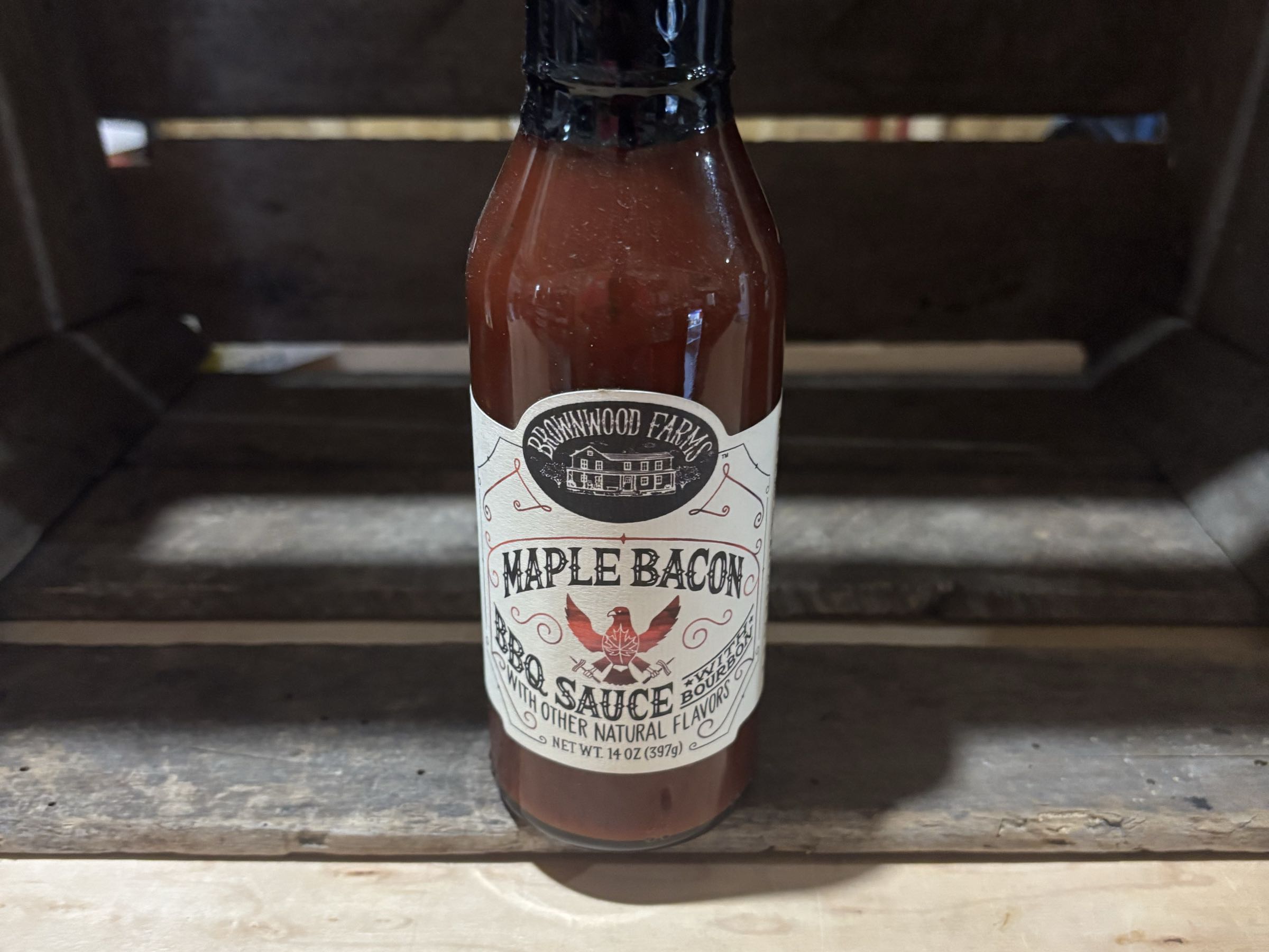 Brownwood Farms Maple Bacon BBQ Sauce with Bourbon 
