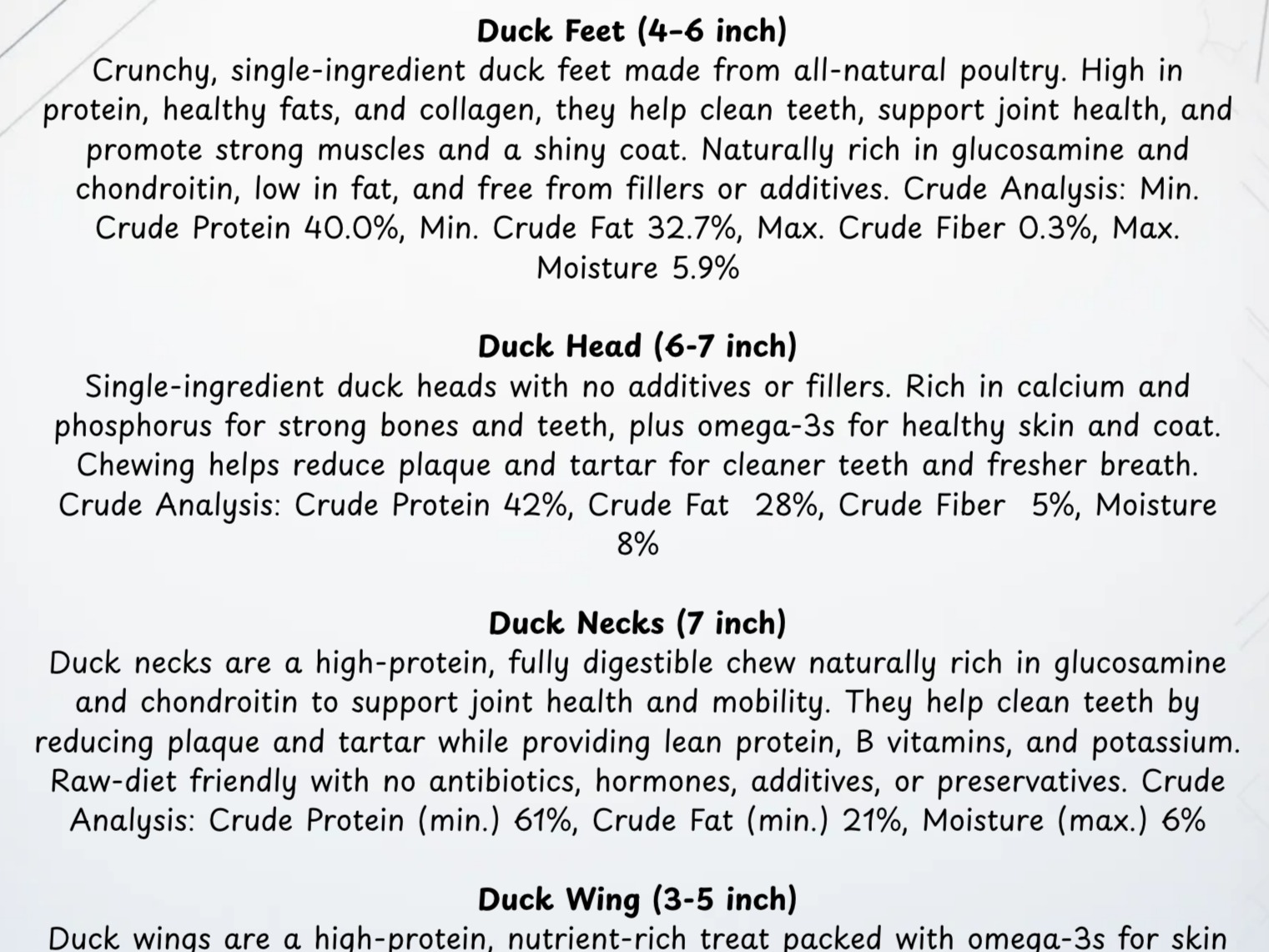 Thumbnail image 3 for Duck Variety Pack - Dehydrated Dog Treat