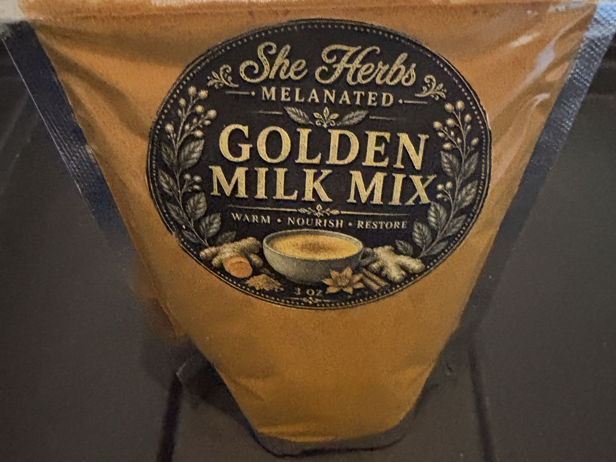 3 Ozs Golden Milk Mix.