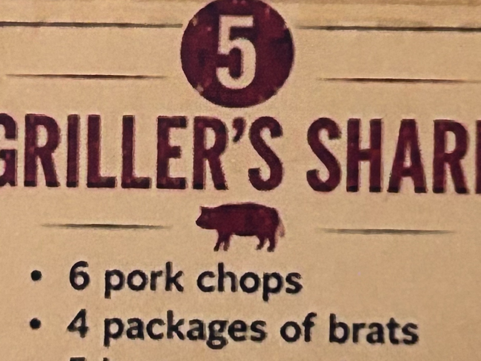 Thumbnail image 1 for Griller's Share