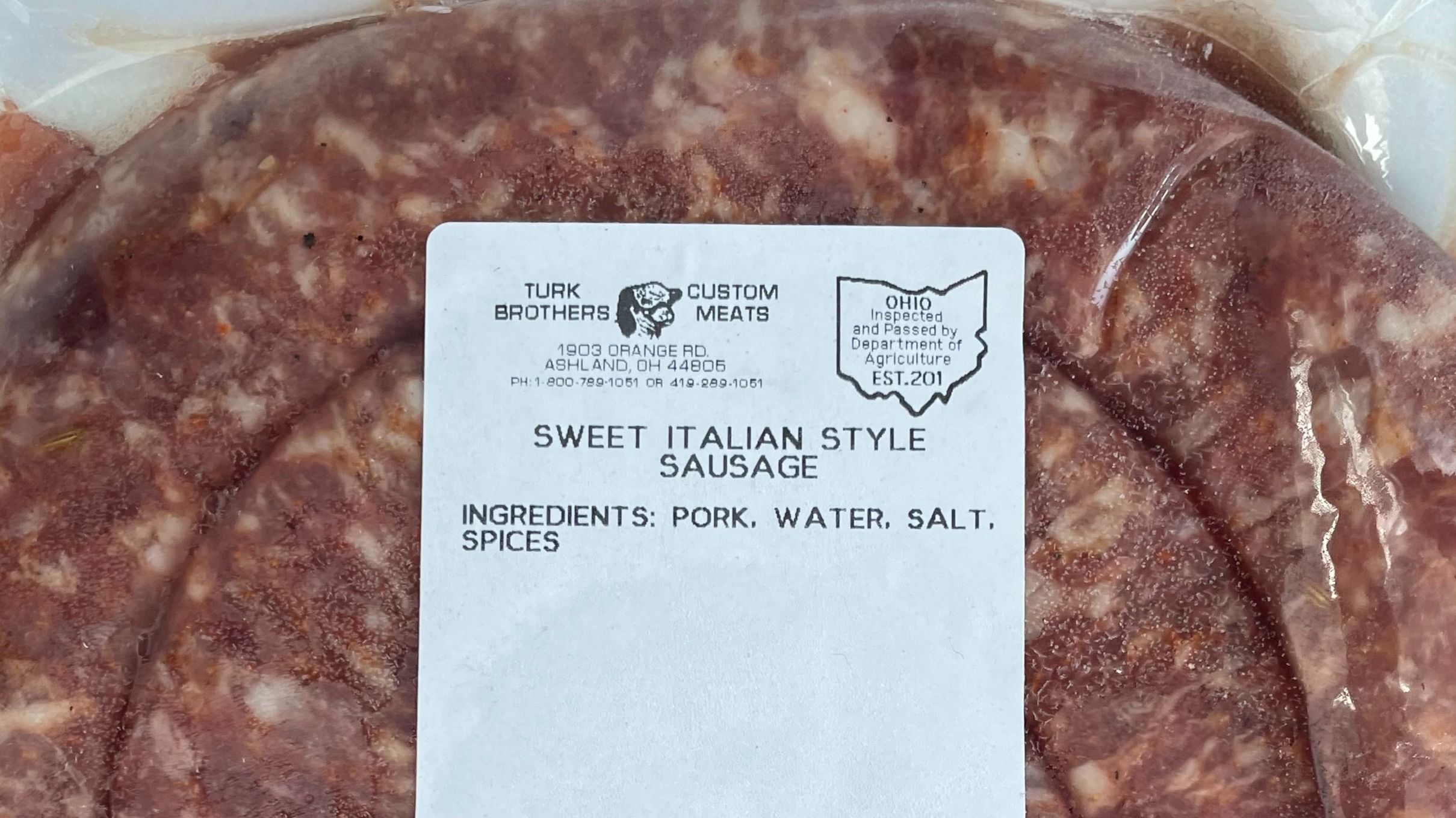 Sweet Italian Sausage