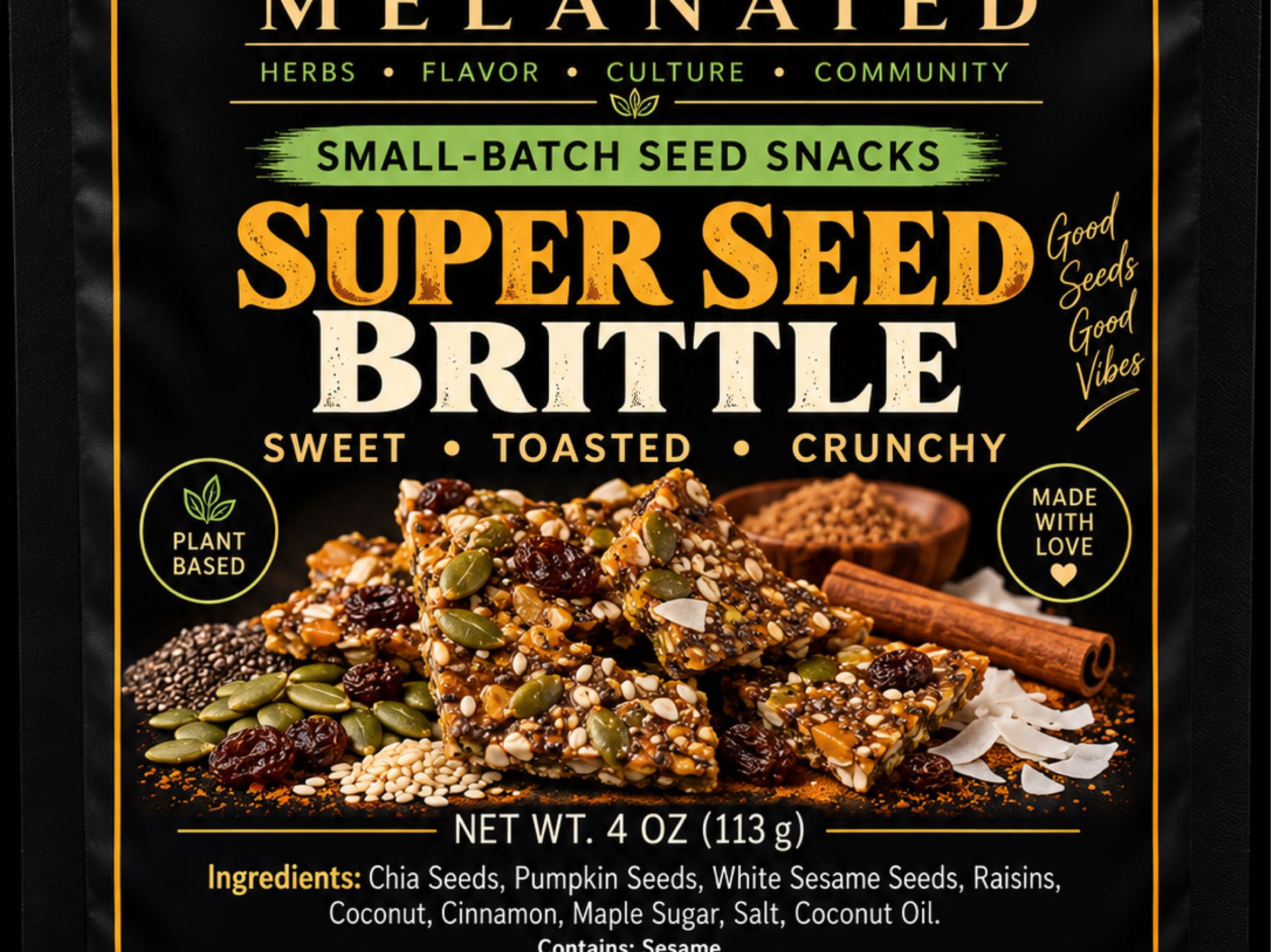 4 Ozs Sweet and Crunchy Mixed Seeds 