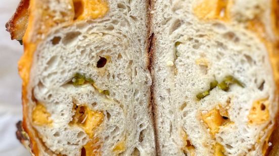 Cheddar & JalapeƱo Sourdough