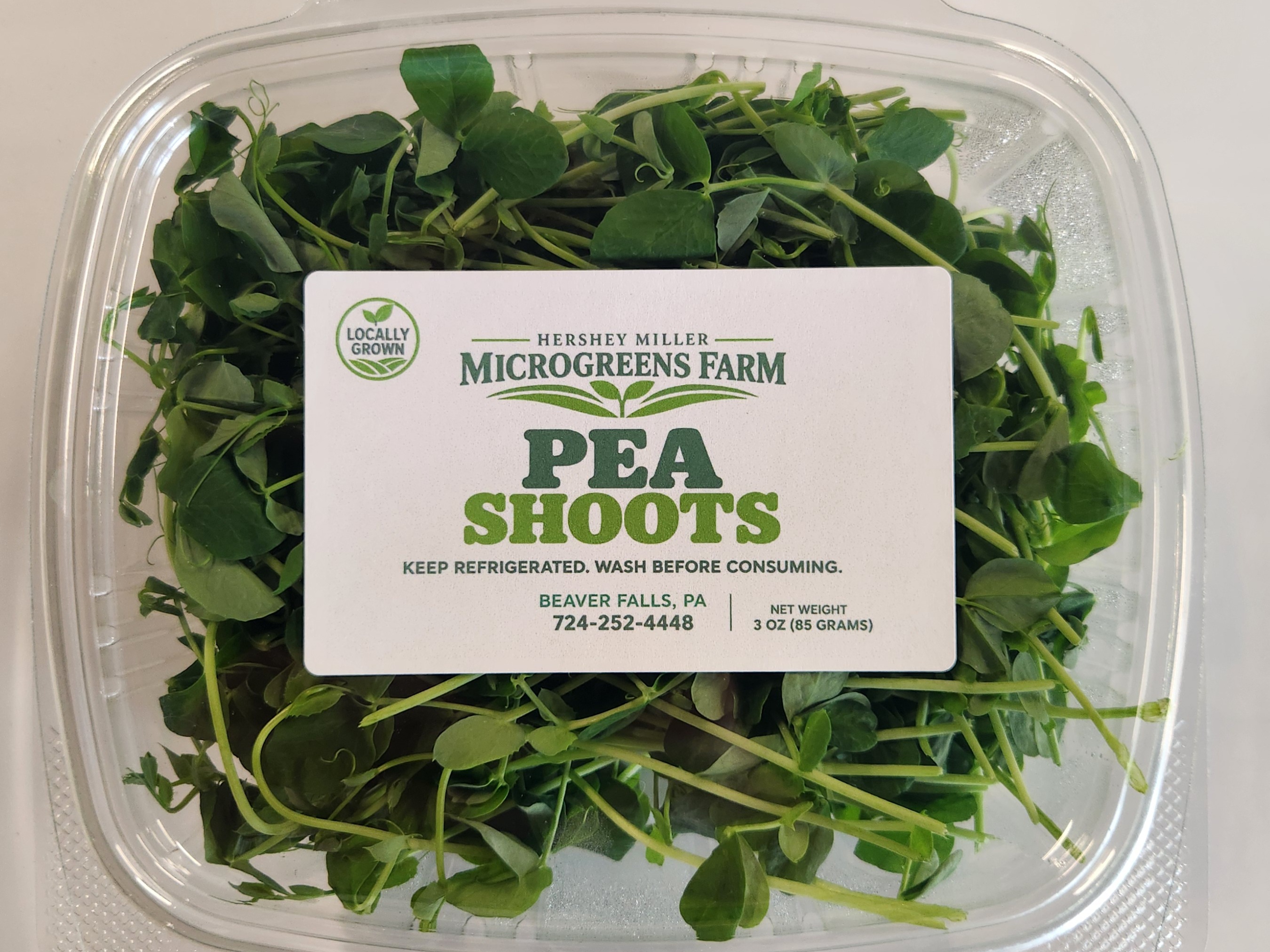 Thumbnail image 1 for Pea Shoot Microgreens 2 Oz