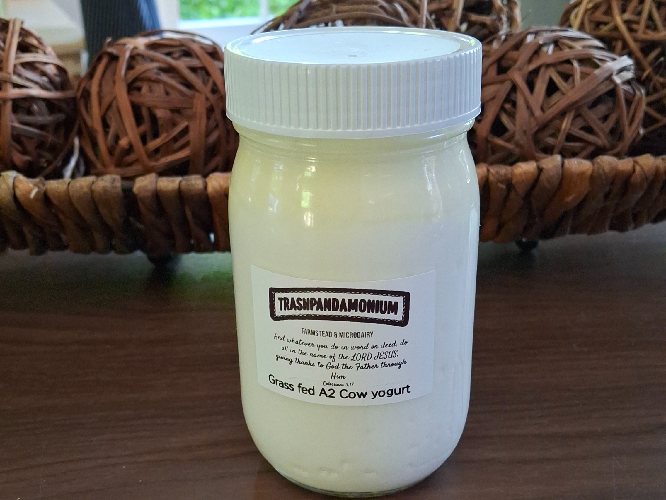 A2 Raw cow yogurt