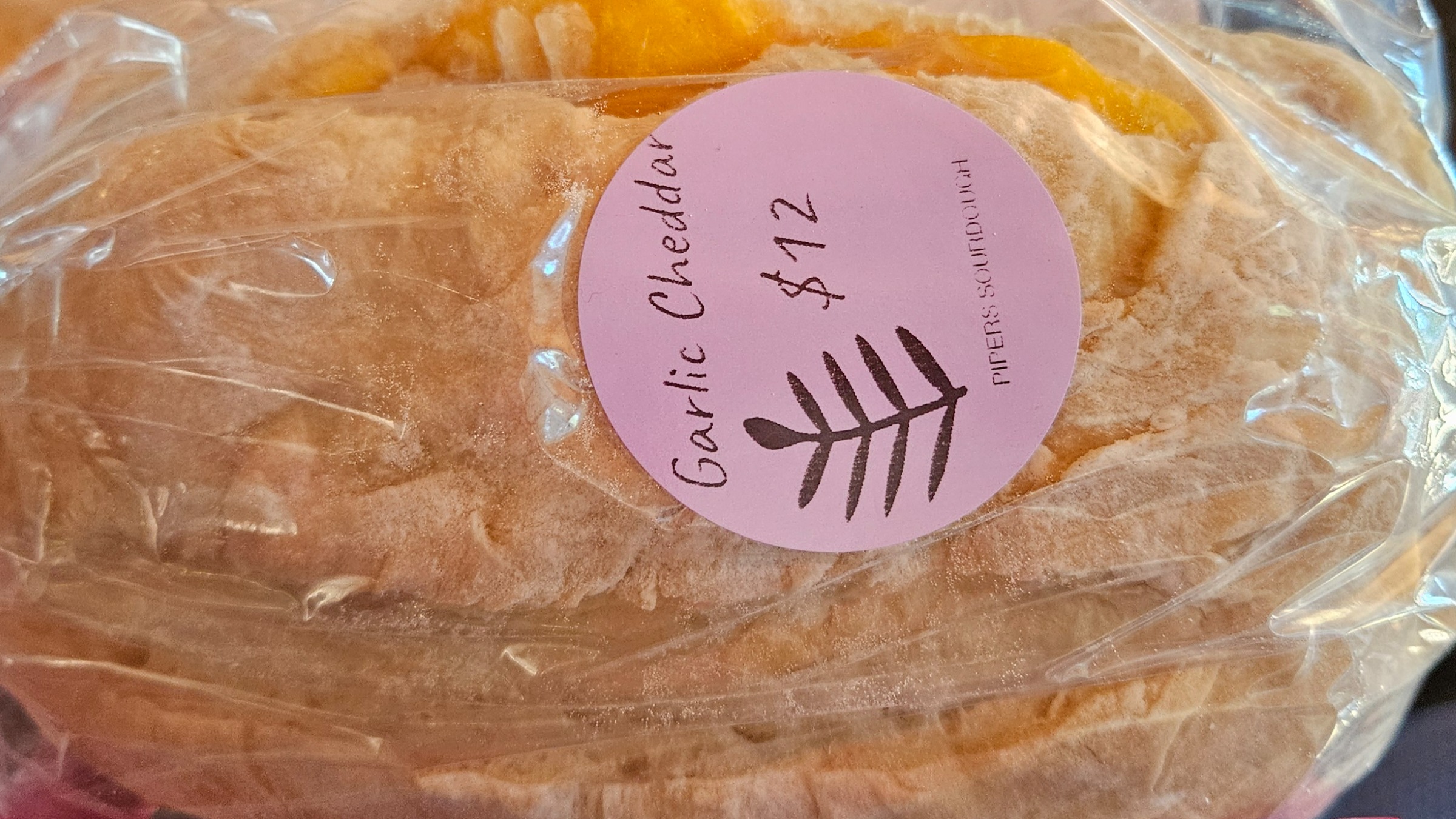 Garlic Cheddar Sourdough
