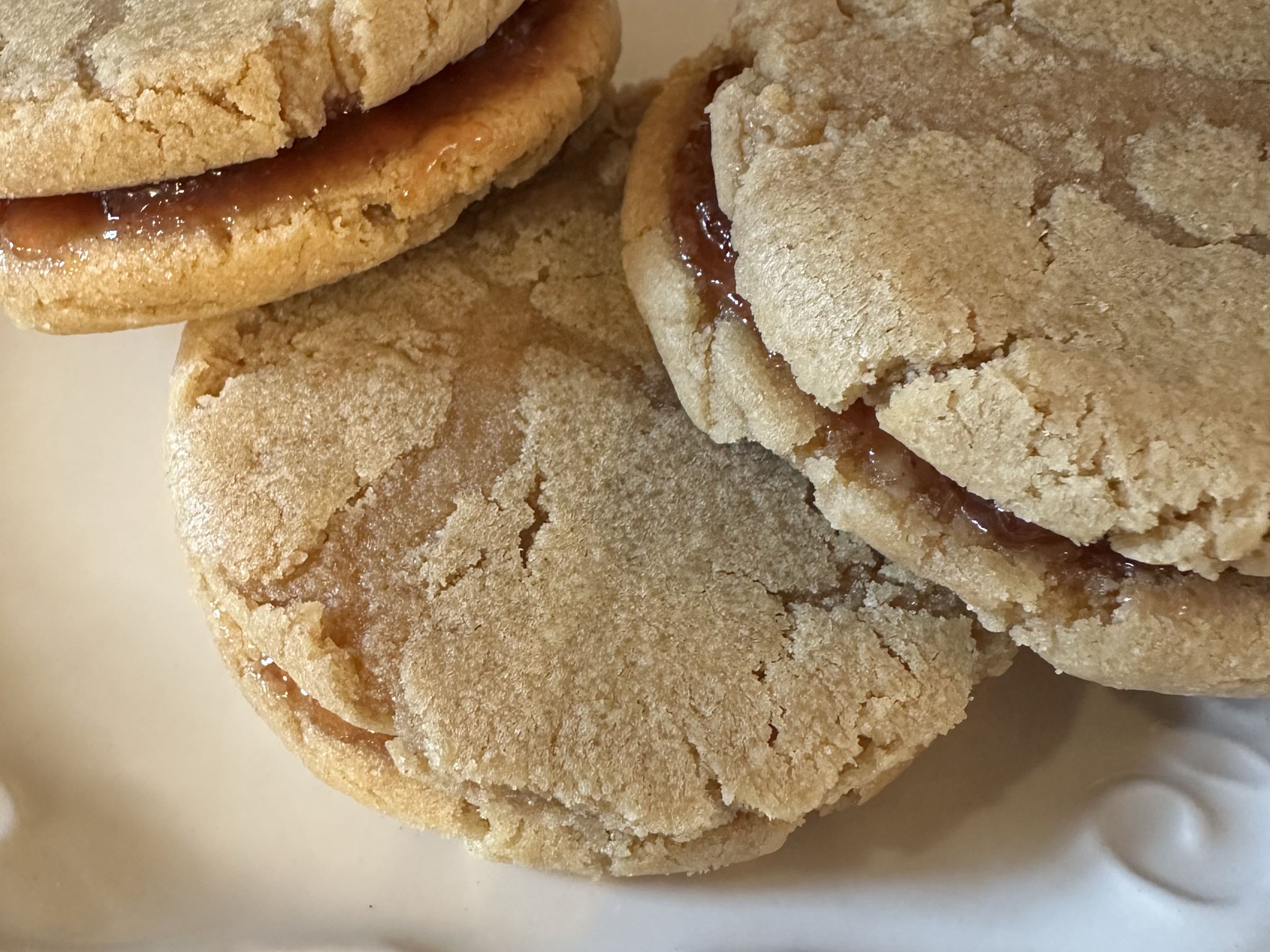 Peanut Butter & Jelly Cookie Sandwiches