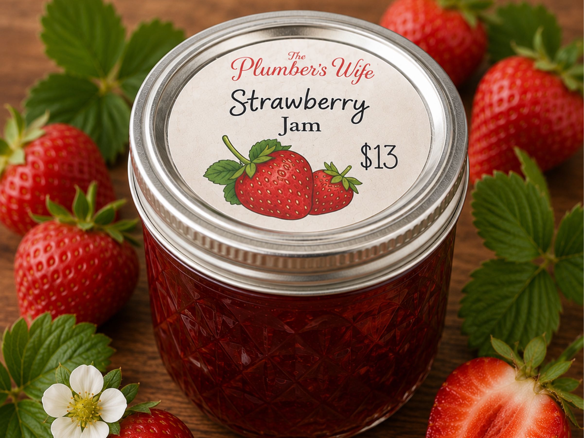 Organic Strawberry Jam