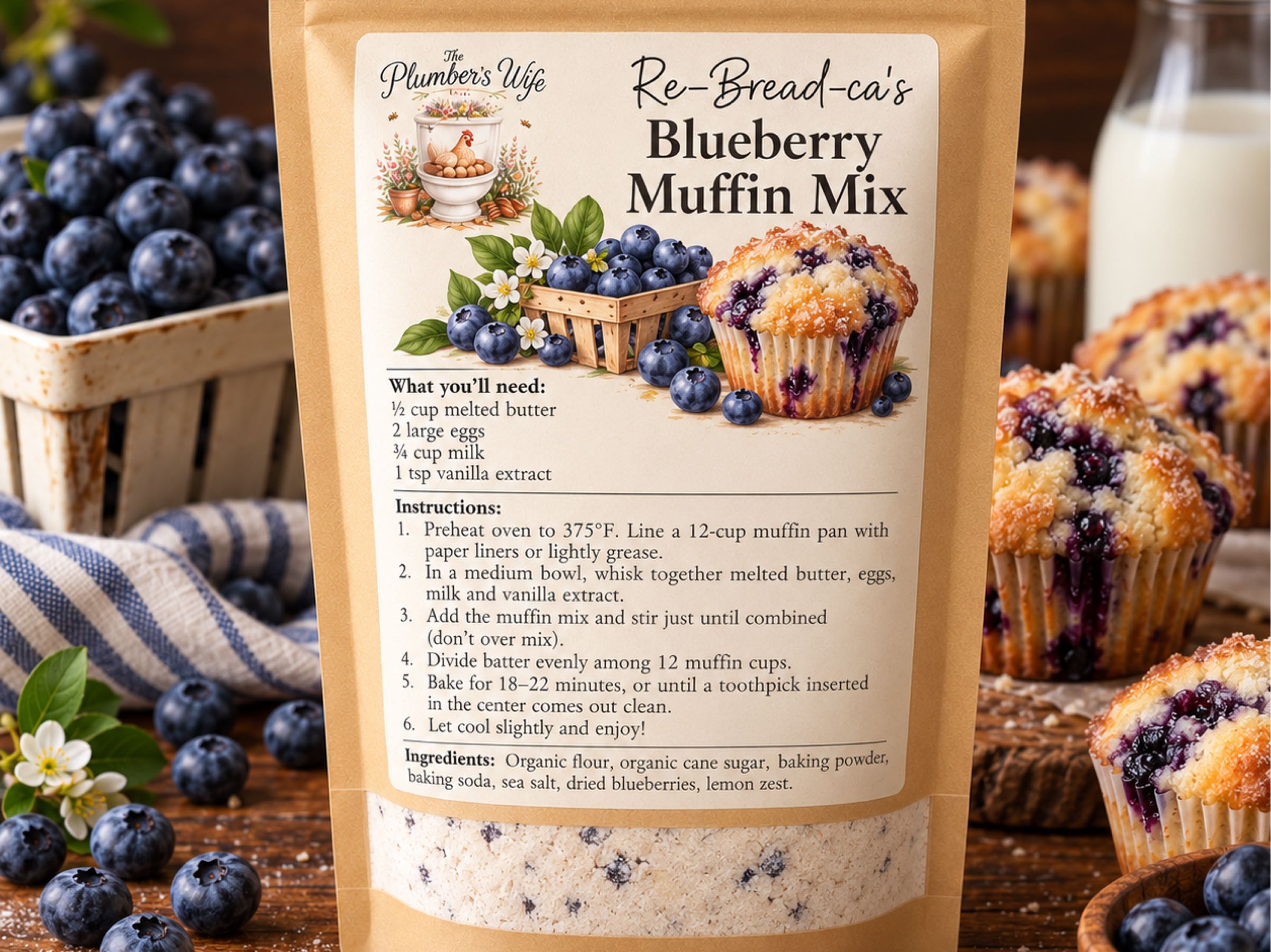 Blueberry Buttermilk Muffin Mix