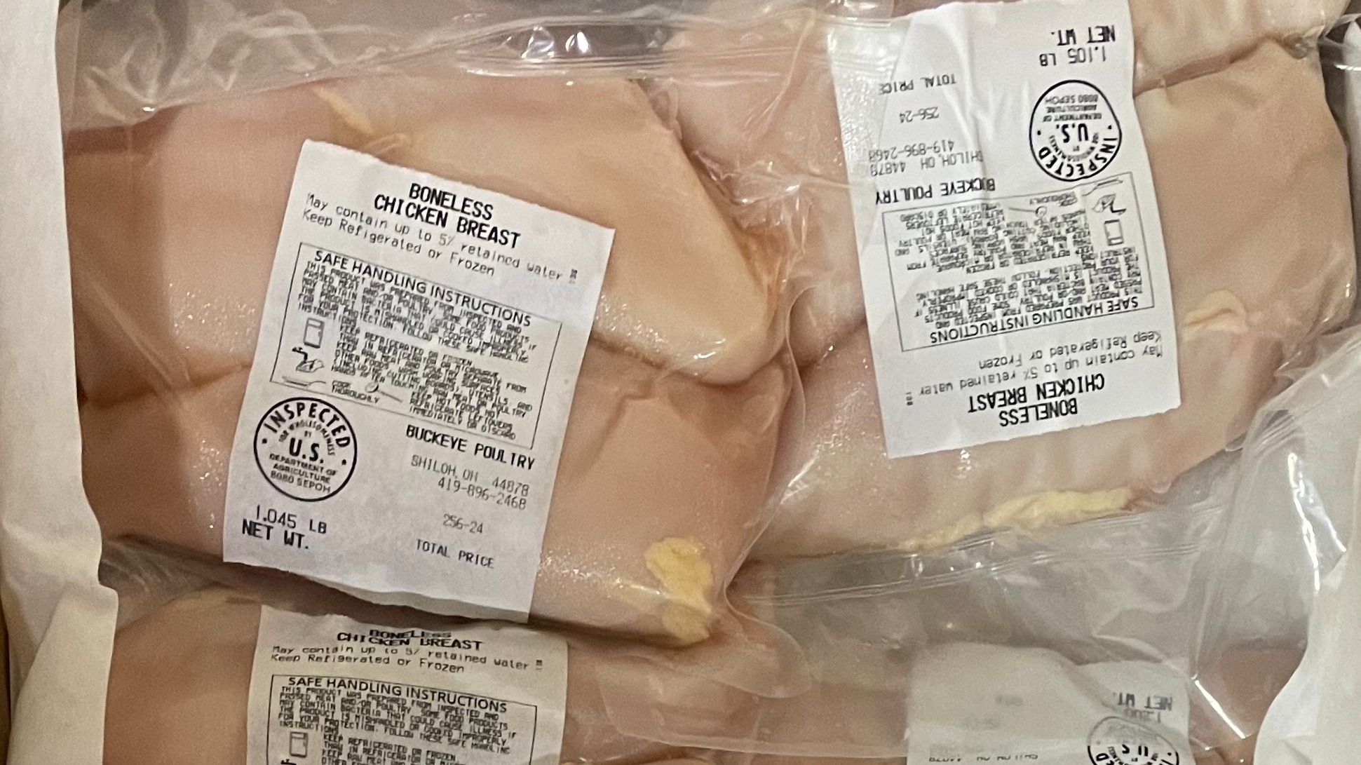 Boneless, skinless chicken breast