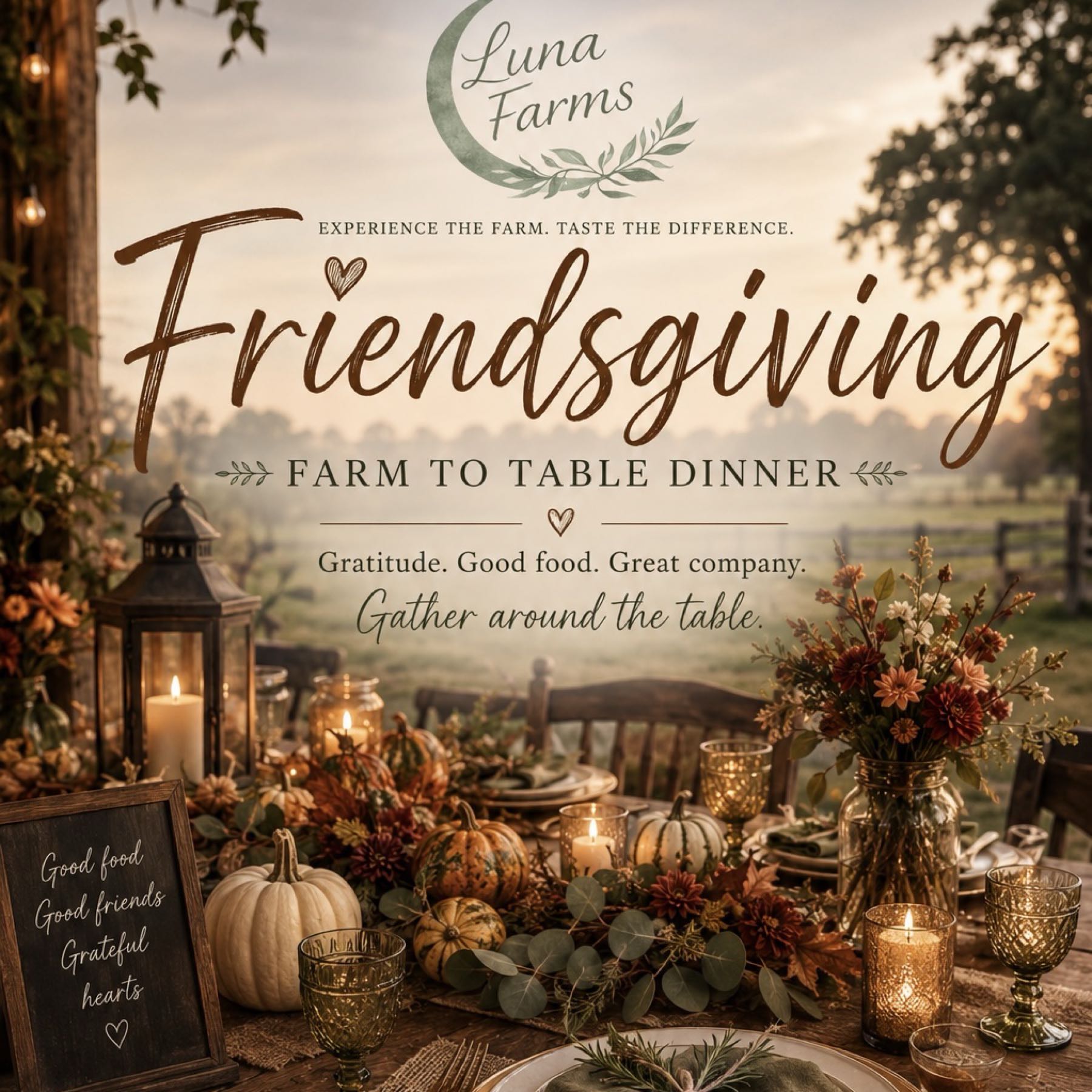 Farm-to-Table Friendsgiving 