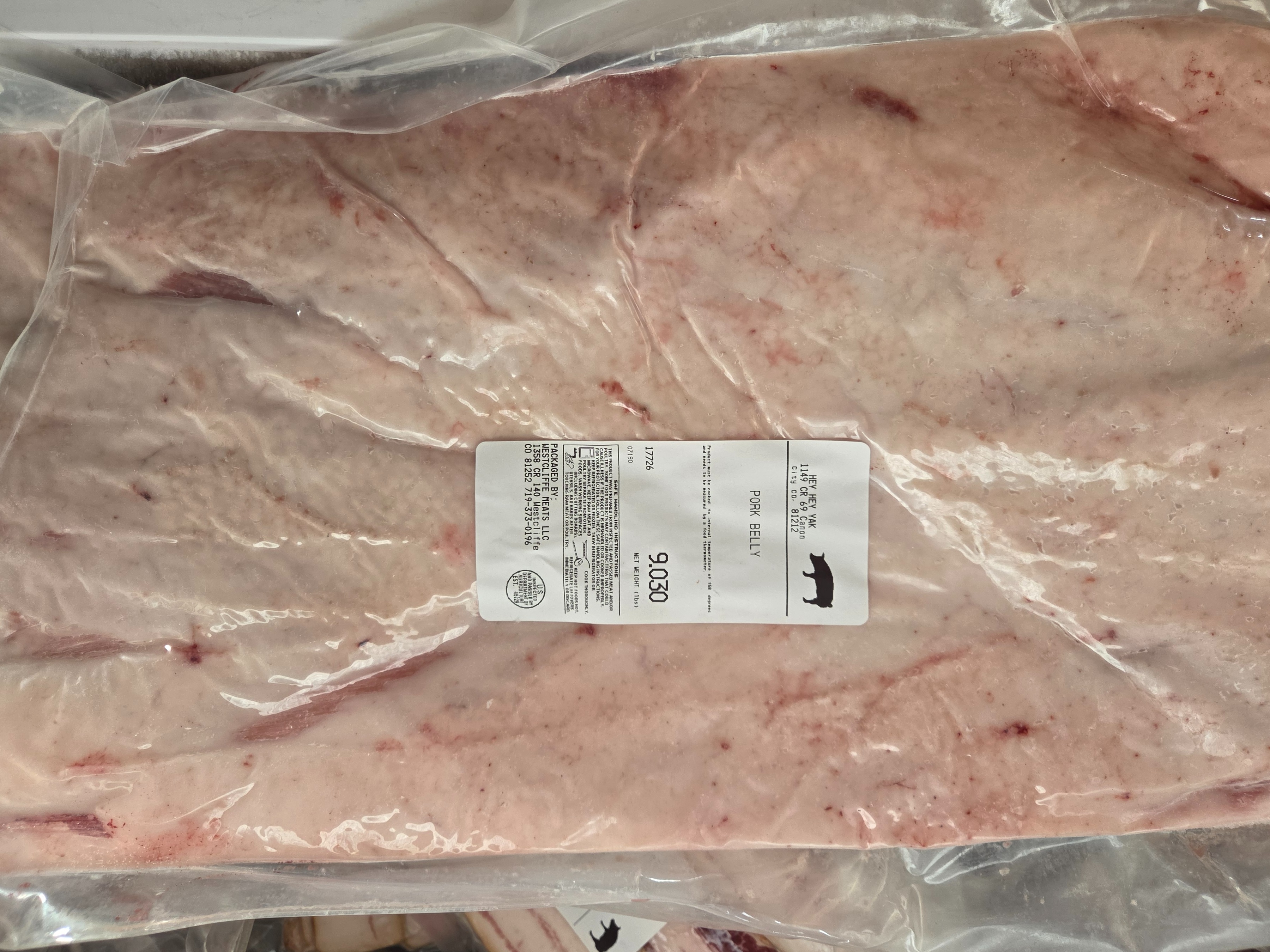 Mangalista Pork belly