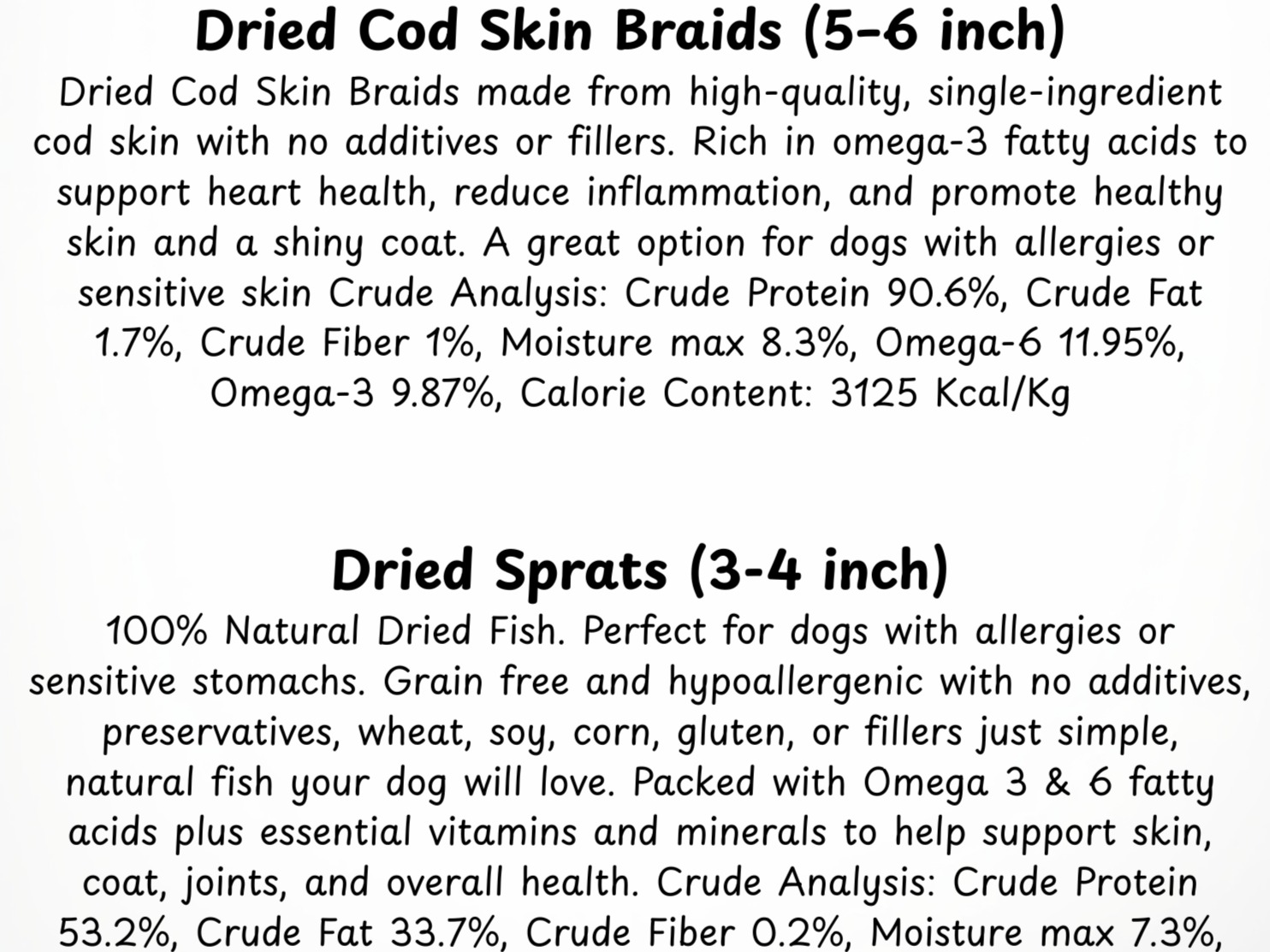 Thumbnail image 3 for Fish Variety Pack - Dehydrated Dog Treat