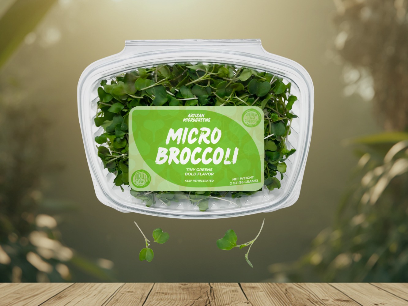 Thumbnail image 1 for Broccoli Microgreens 2 oz