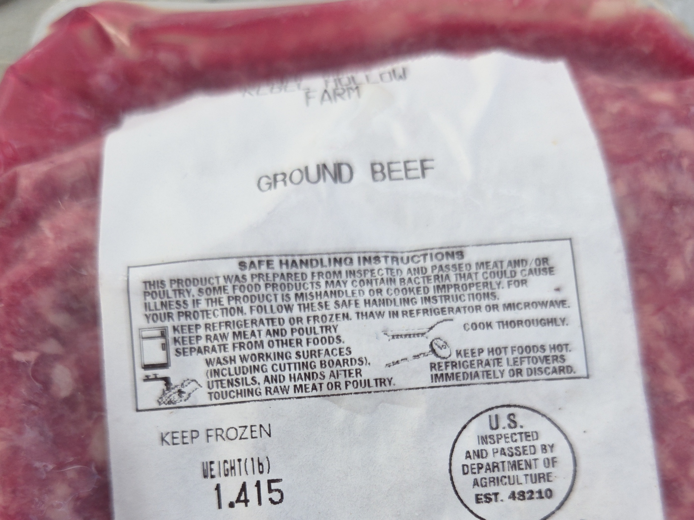 Thumbnail image 1 for Ground beef