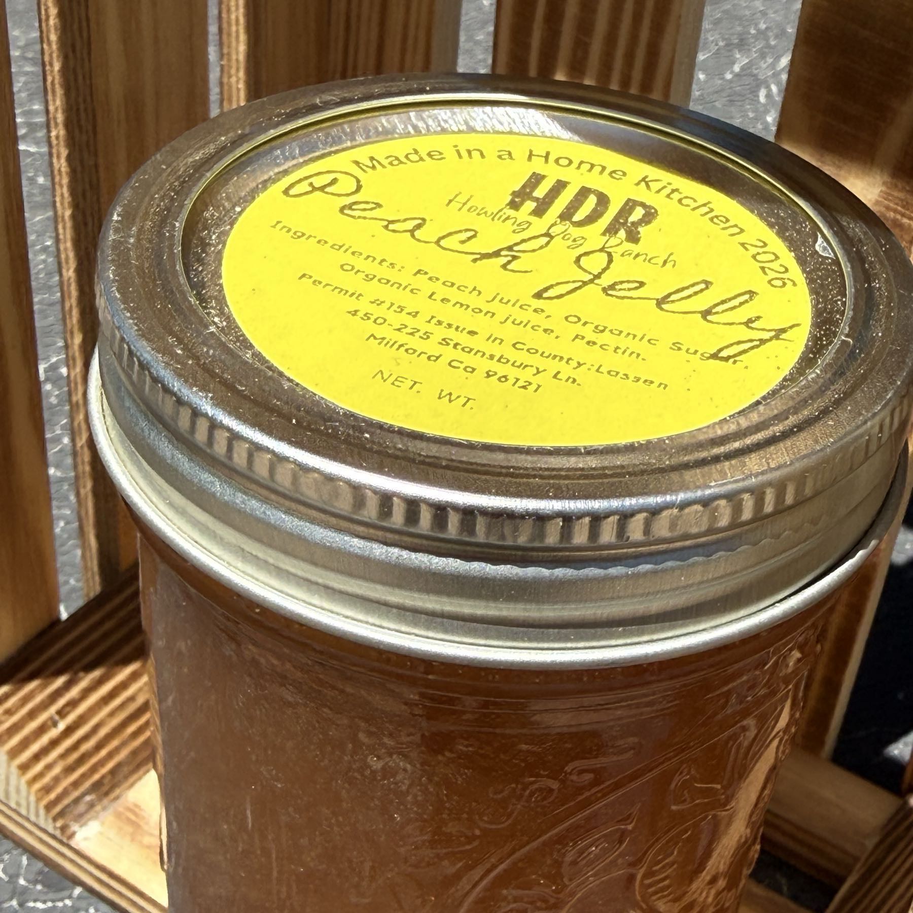 Peach jelly-large