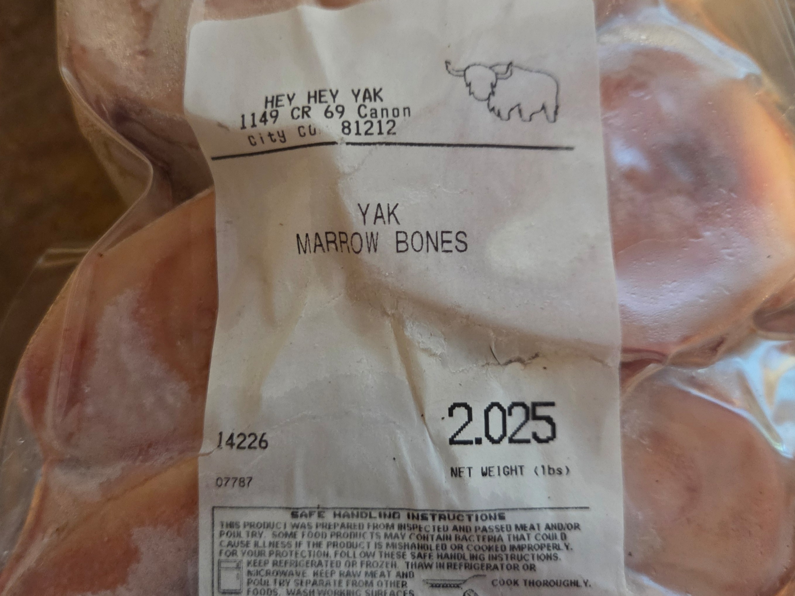Thumbnail image 1 for Yak Marrow bones
