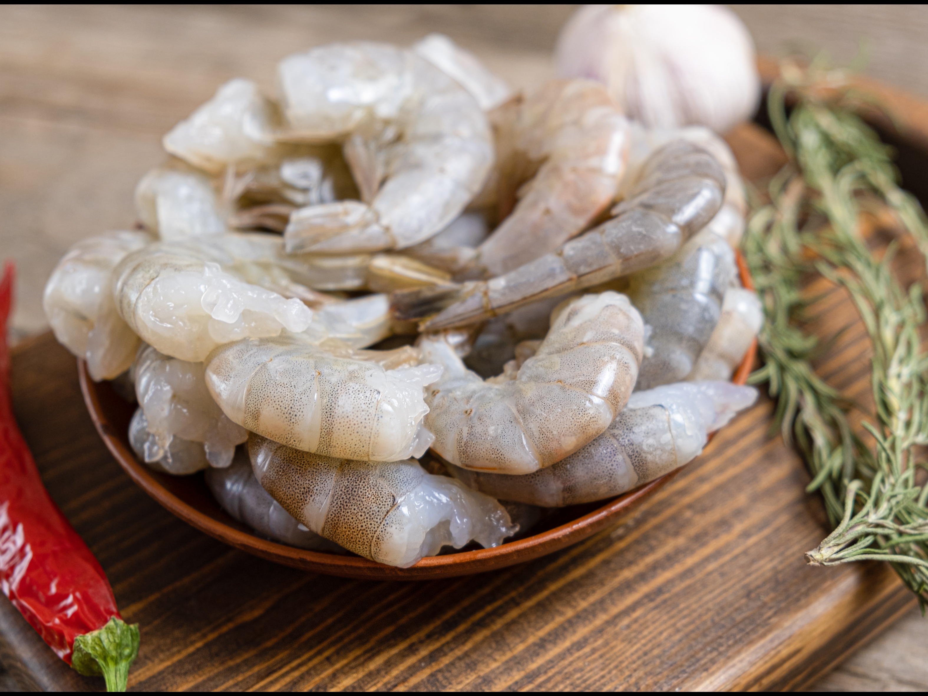 Jumbo Fresh Gulf Shrimp (Head-off)