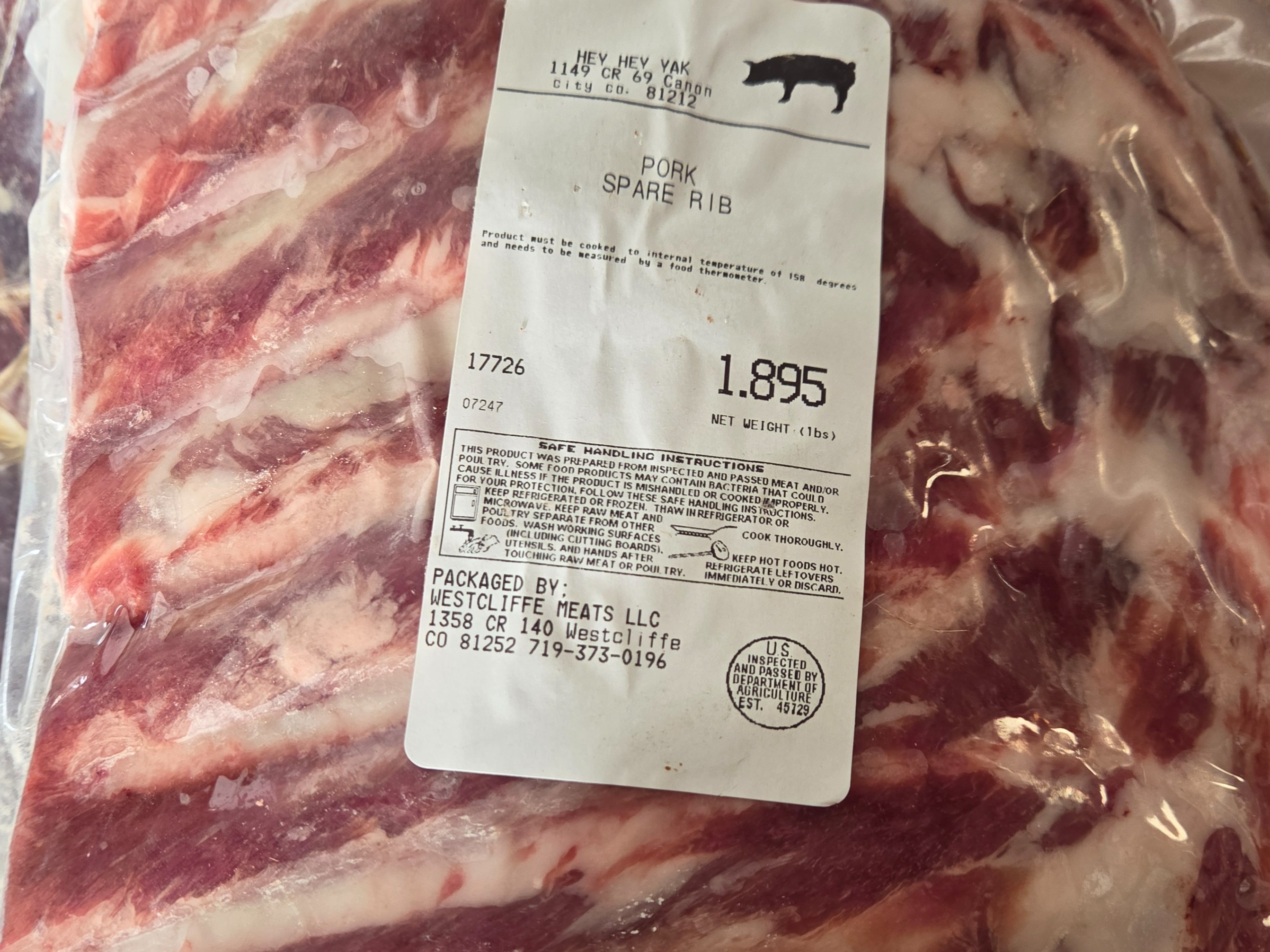 Mangalista Pork Spare Rib