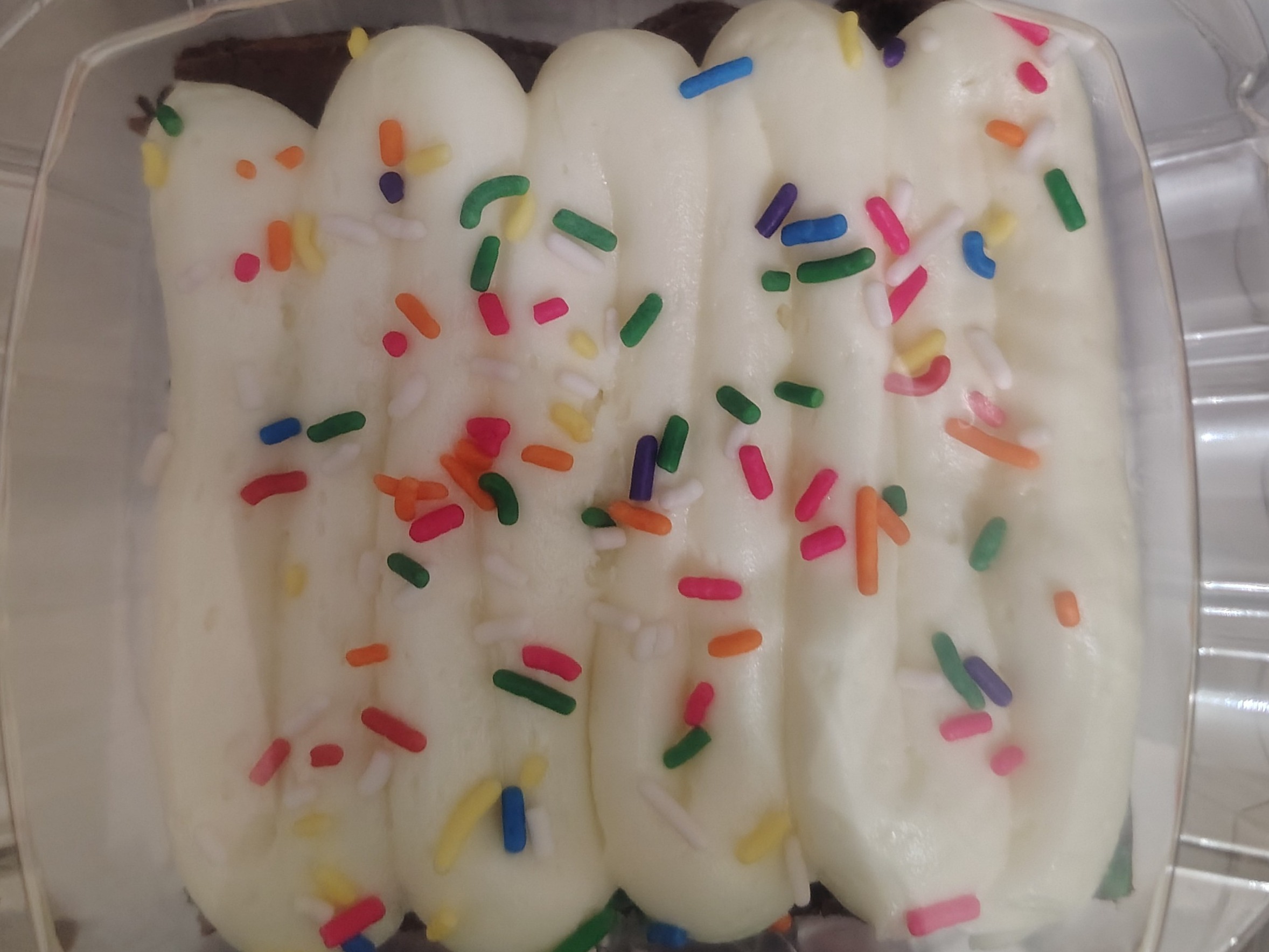 Vanilla Frosted Brownie