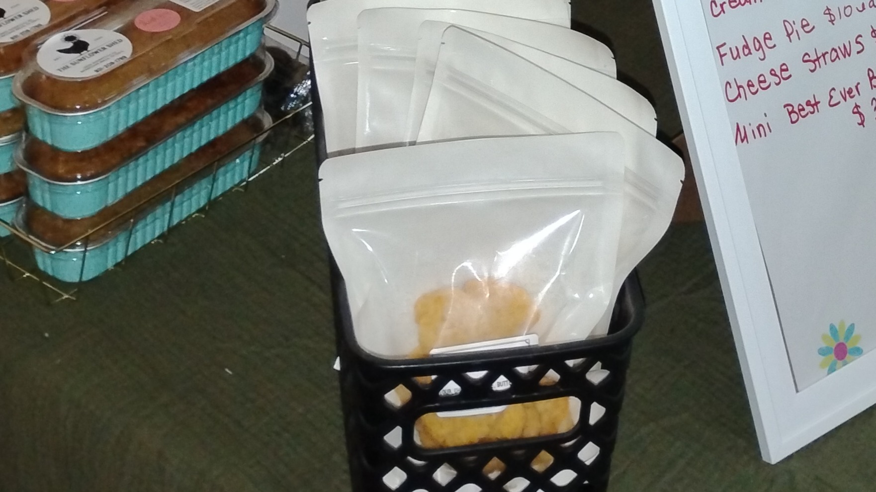Cheese straws crackers