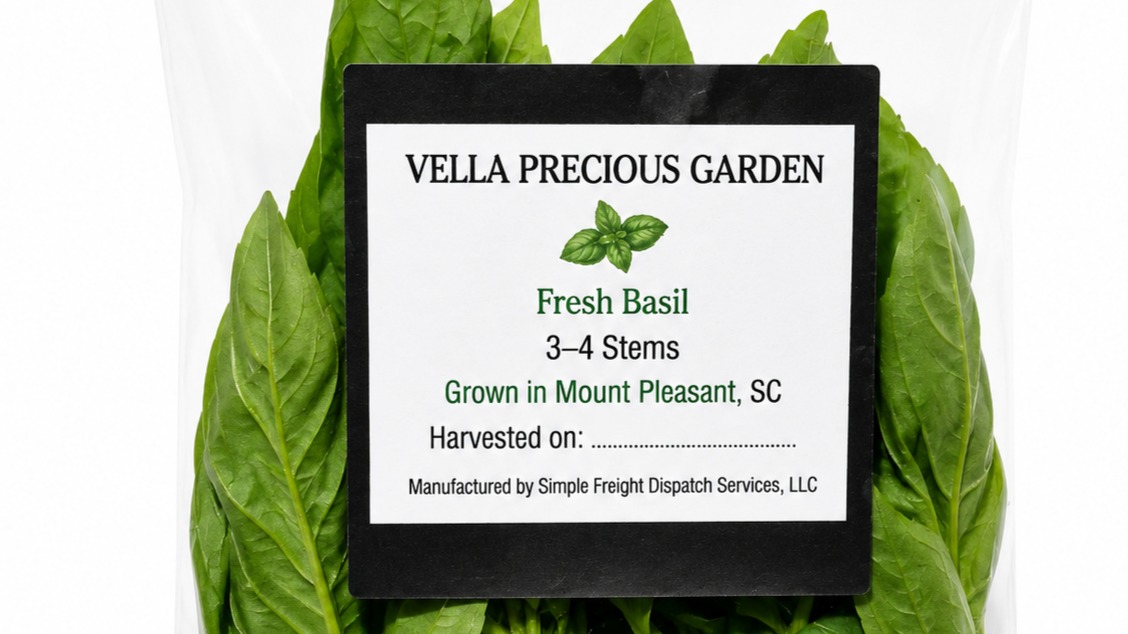 Fresh Cut Sweet Basil