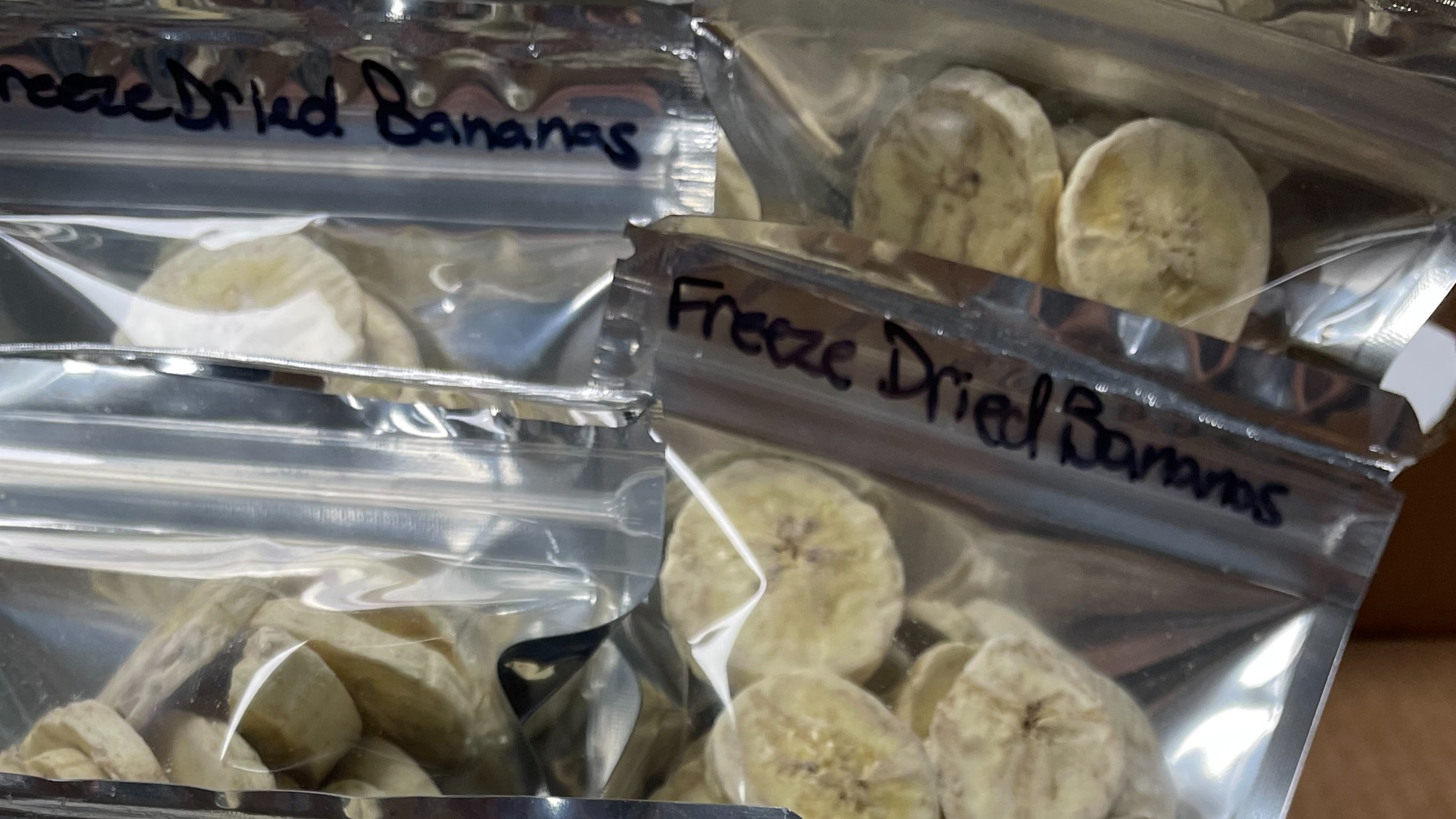 Freeze Dried Bananas