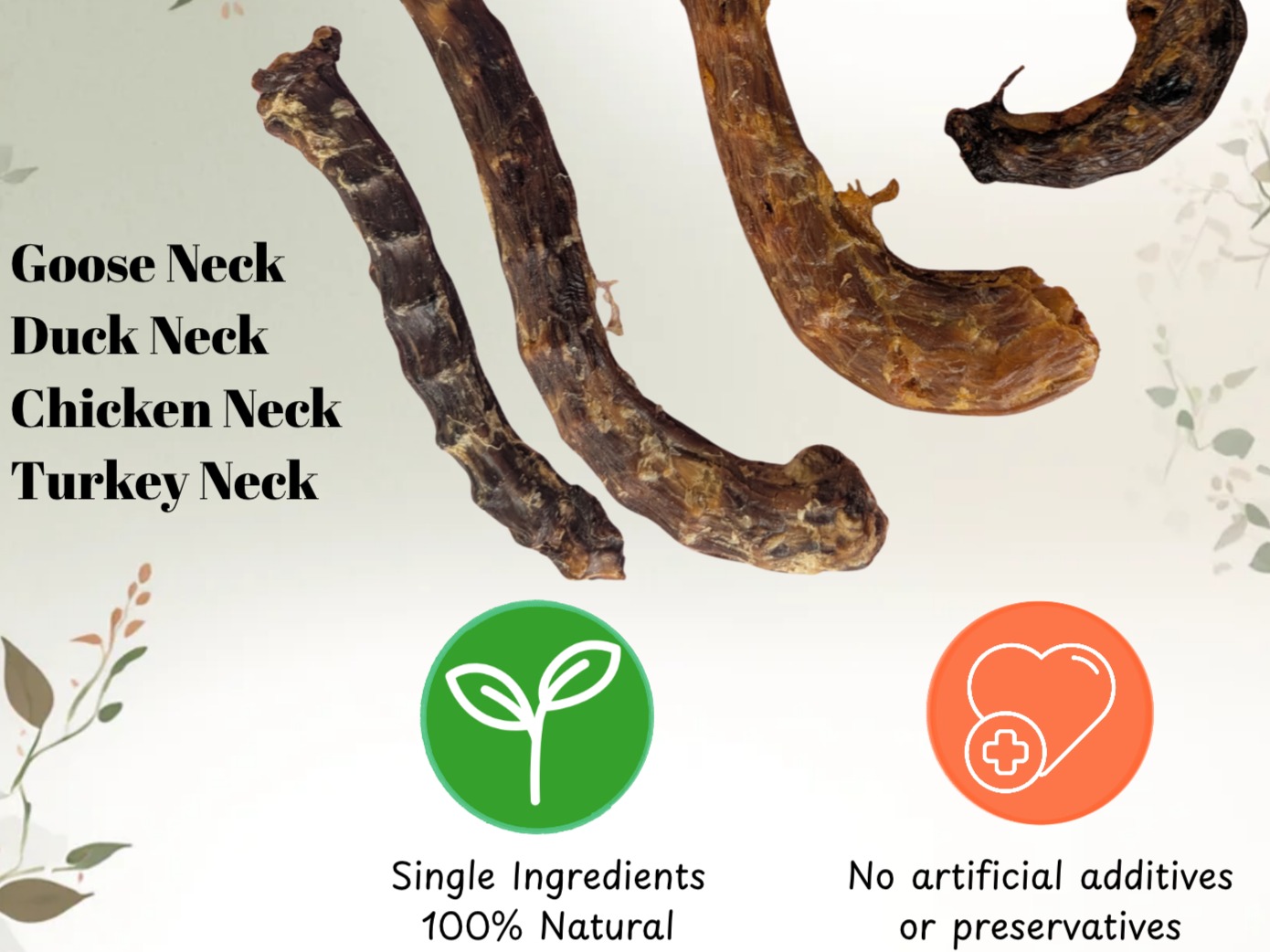 Thumbnail image 2 for Neck Variety Pack - Dehydrated Dog Treat