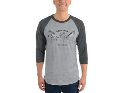 Boxcarr 3/4 sleeve raglan shirt