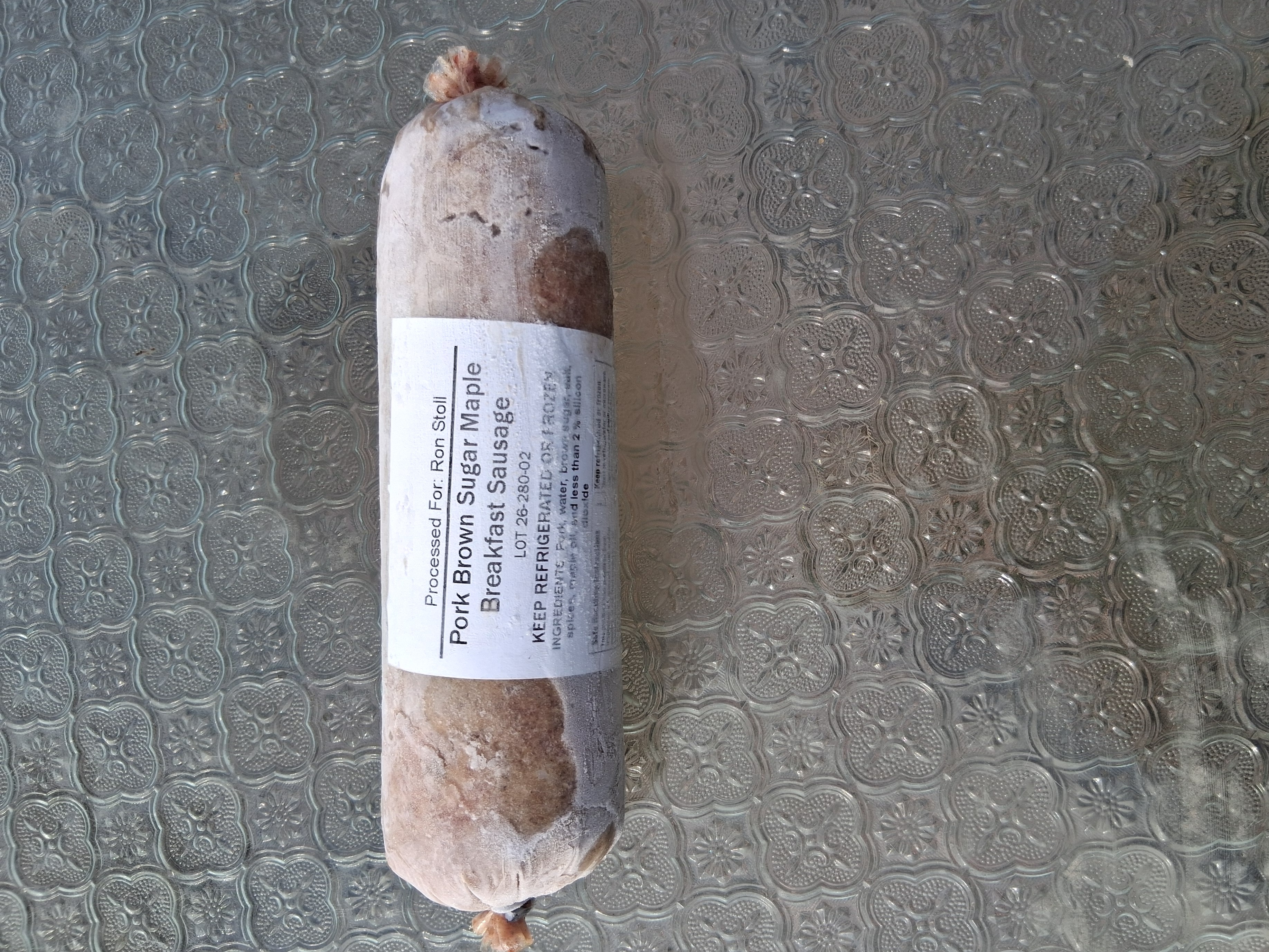 Brown Sugar Maple Breakfast Sausage
