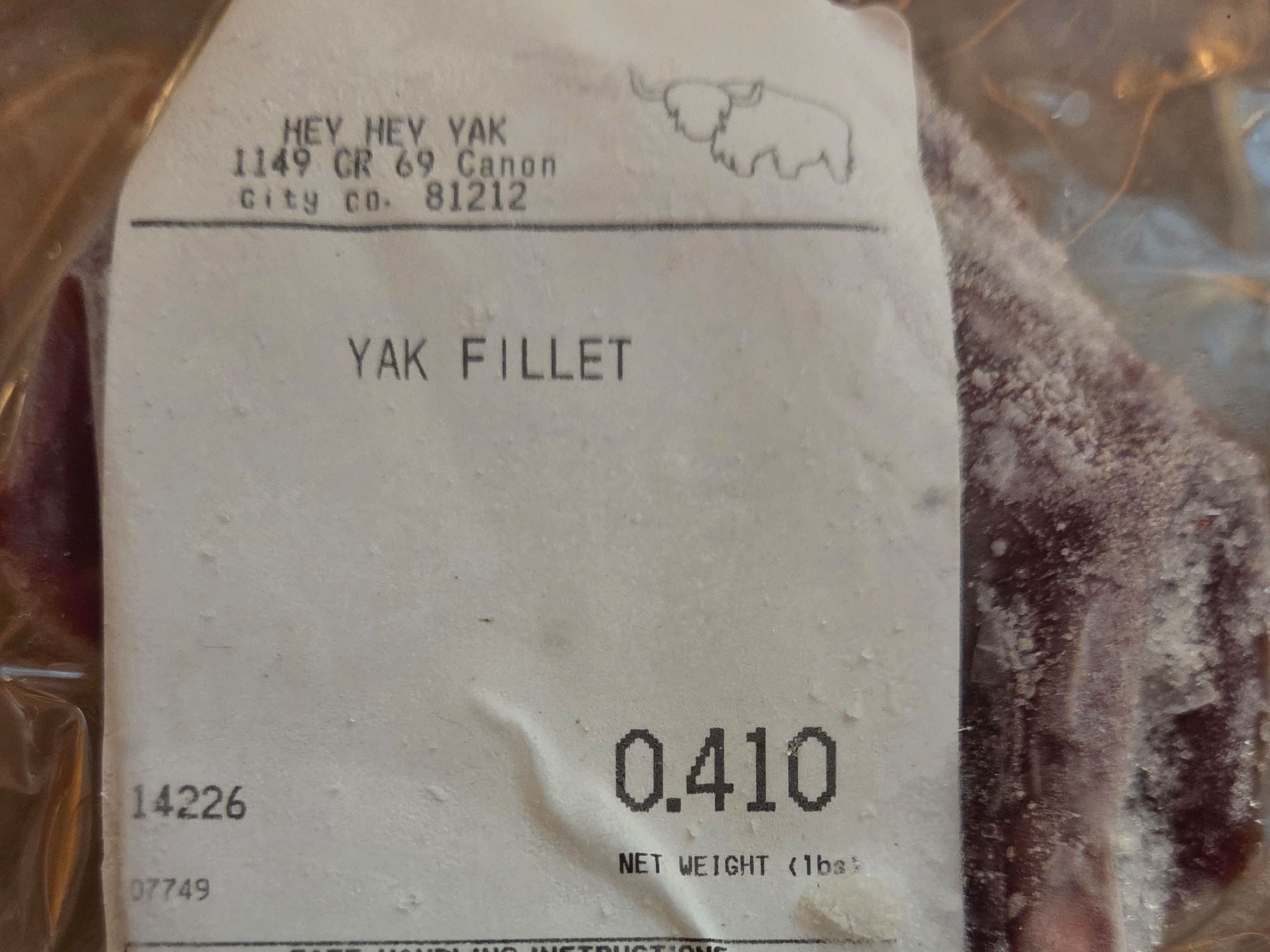 Thumbnail image 1 for Yak Filet