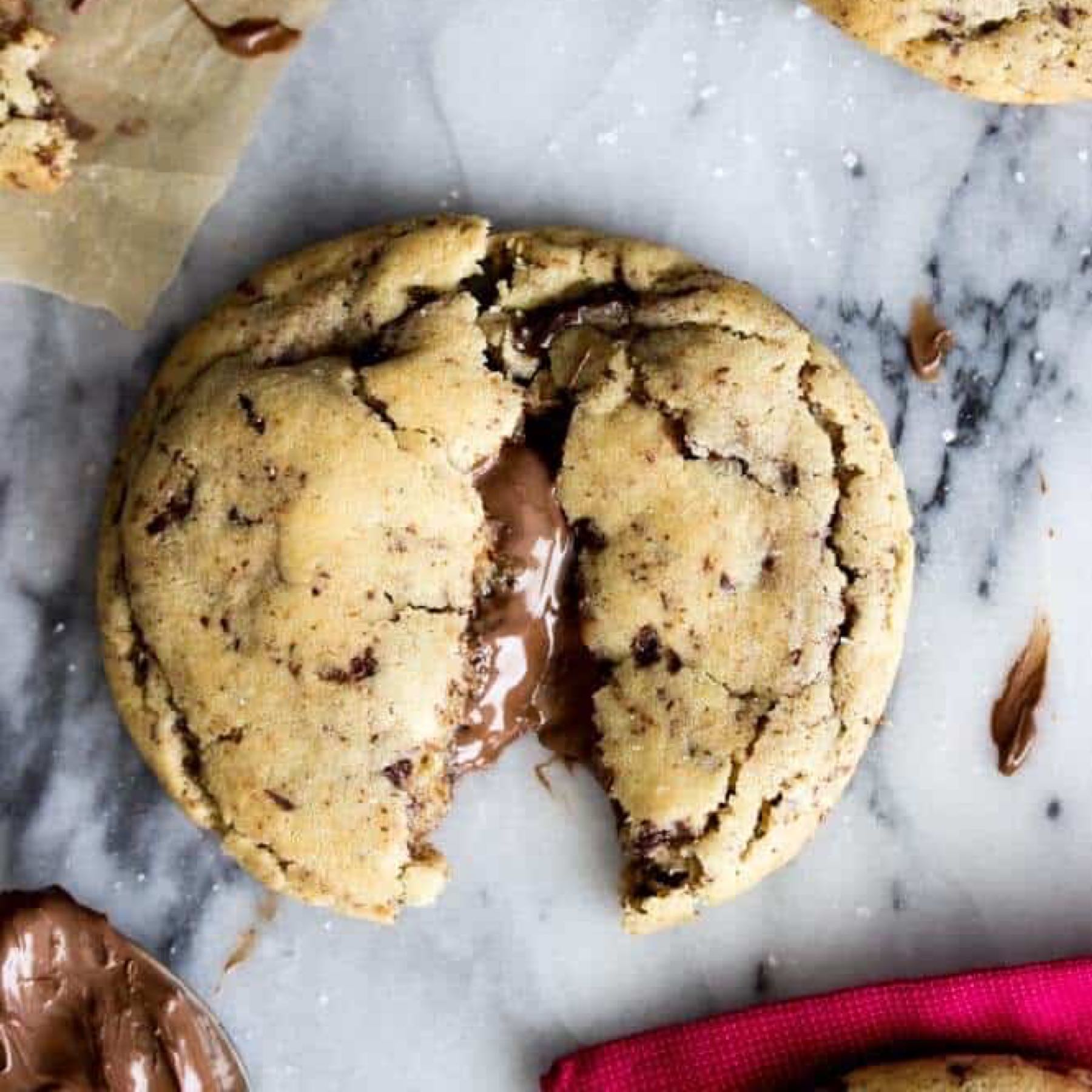 Nutella Stuffed Cookie
