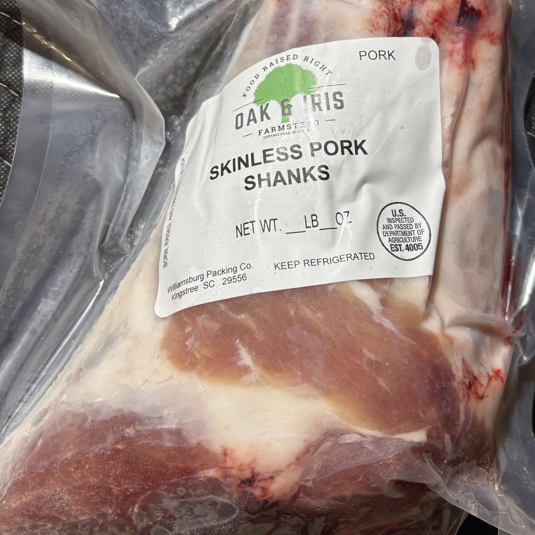 Pork shanks