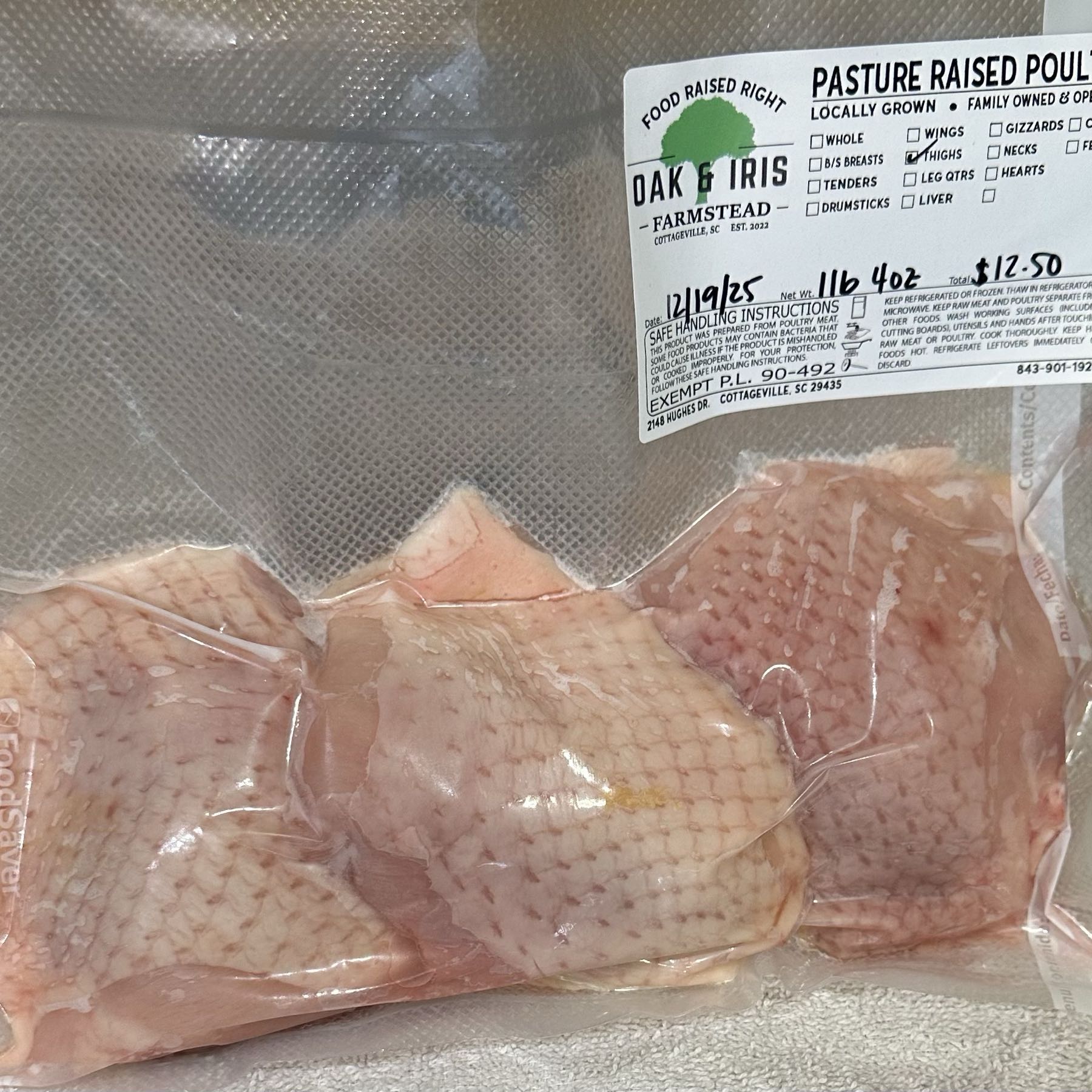 Chicken thighs 
