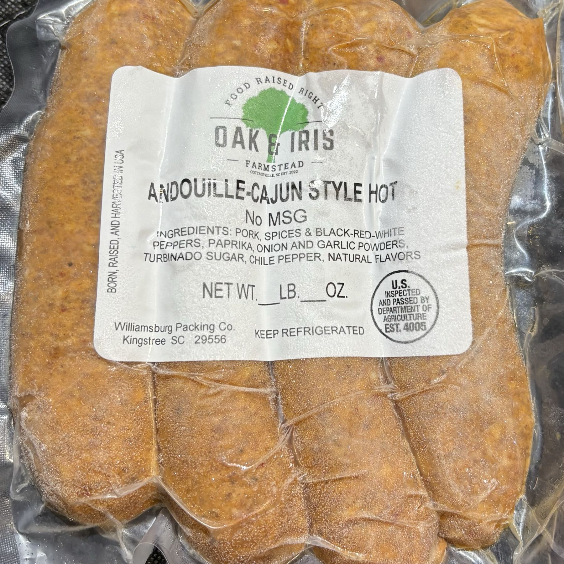 Thumbnail image 1 for Andouille ( Hot )