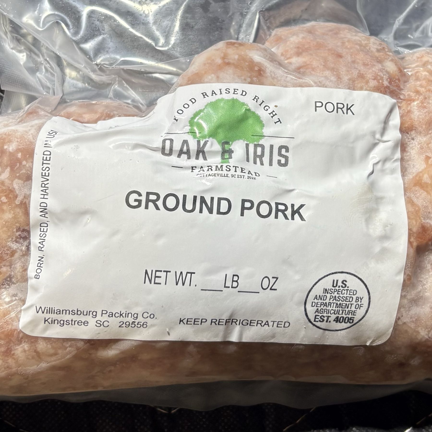 Ground sausage 