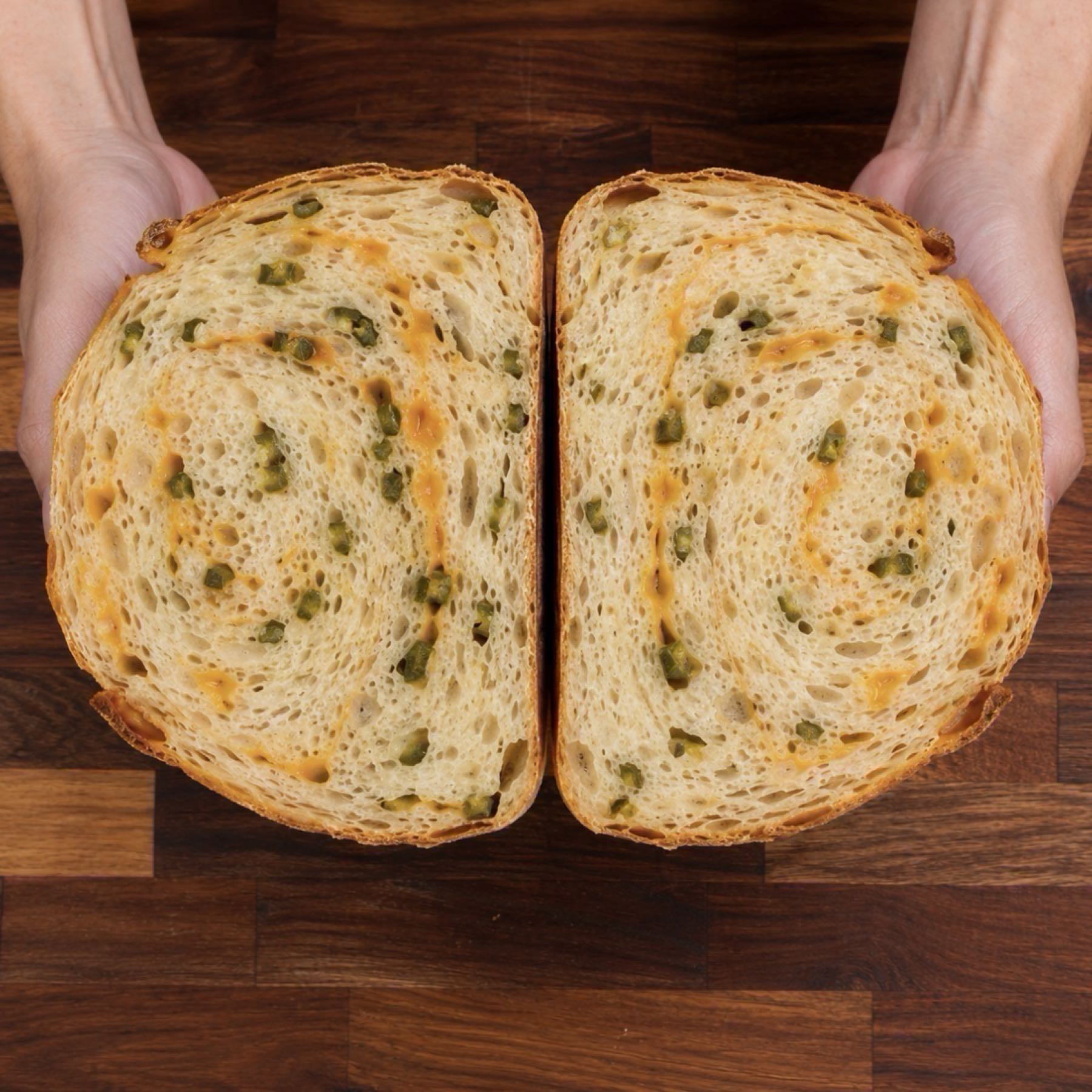 Garden Jalapeño-Cheddar Sourdough
