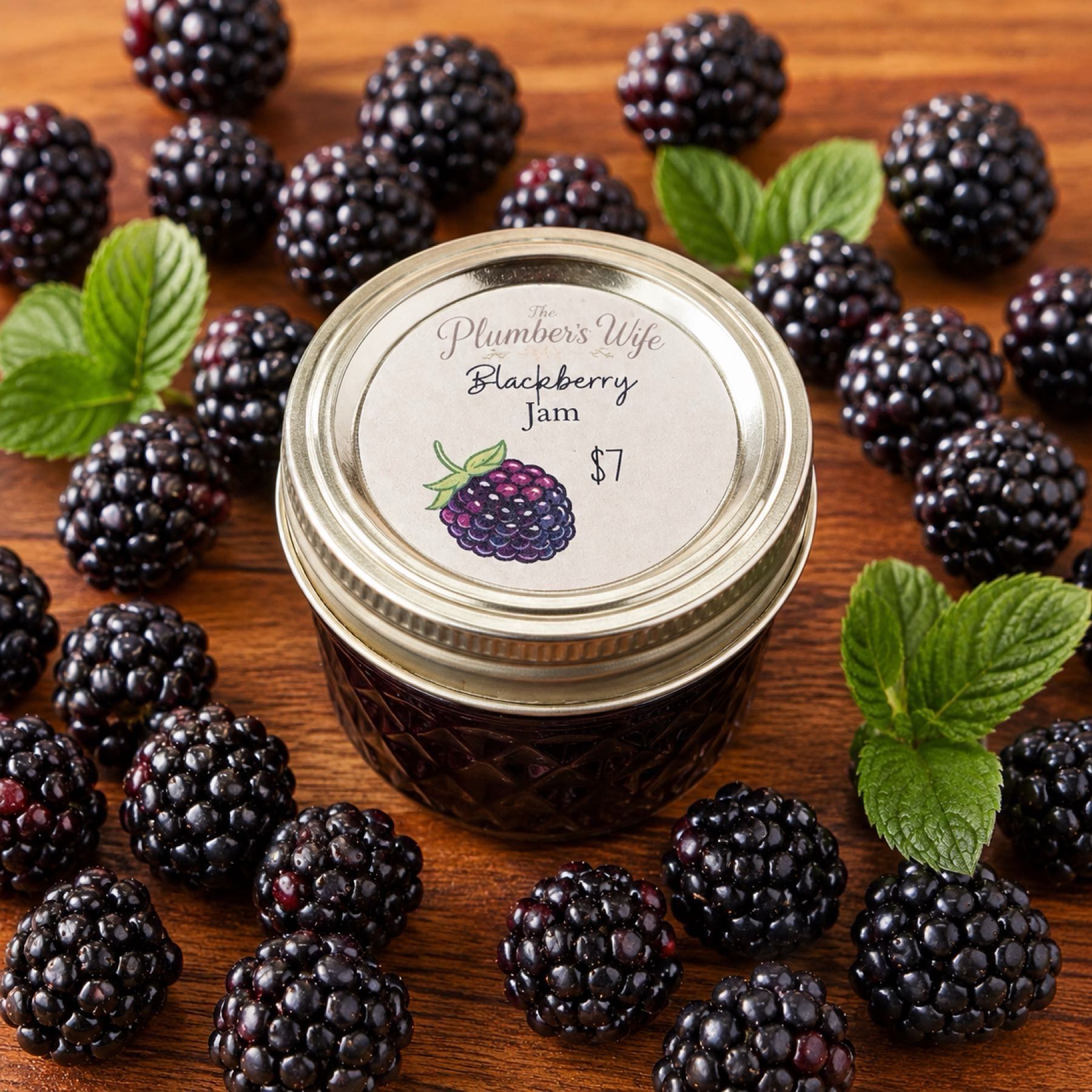 1/4 Pint Blackberry Jam