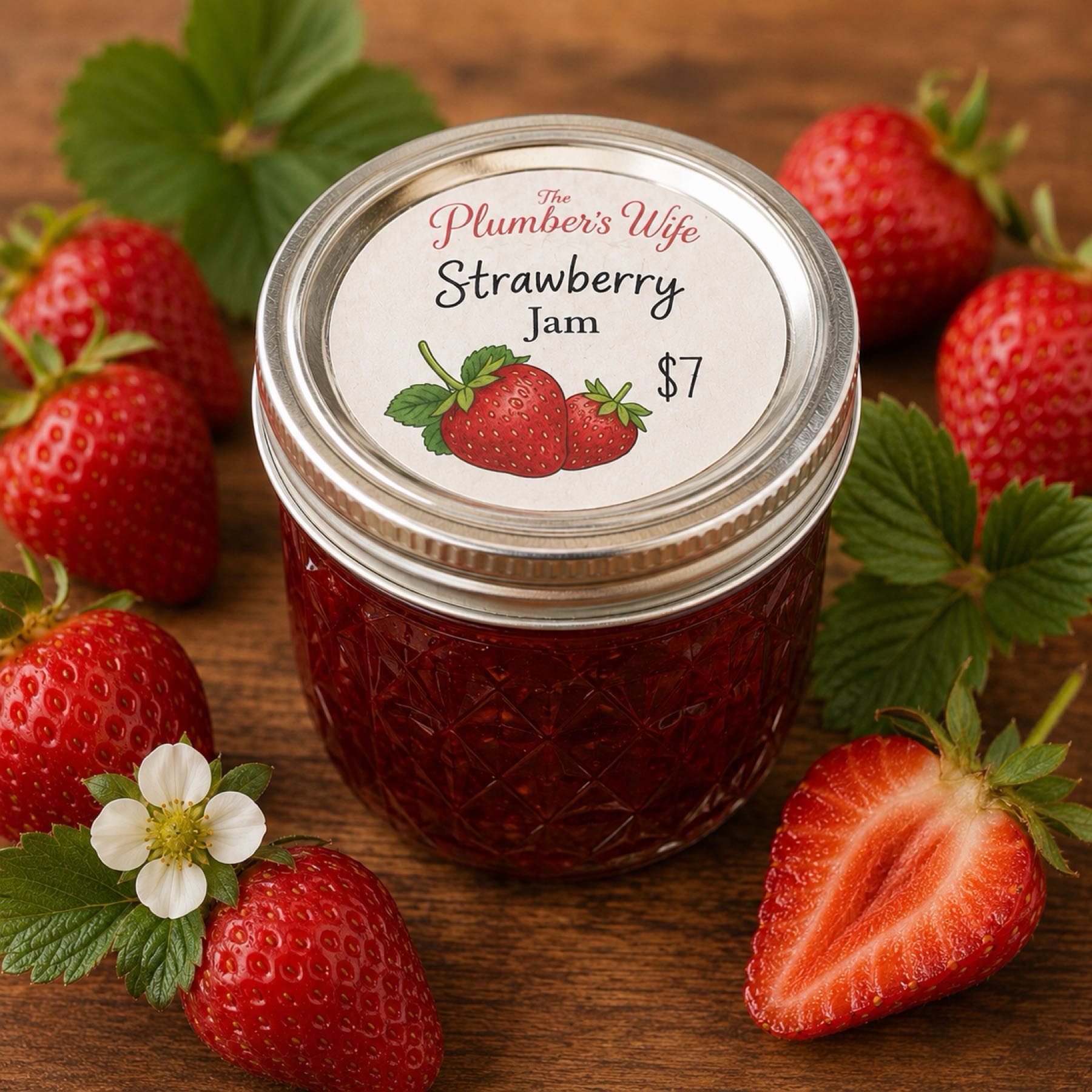 1/4 Pint Classic Strawberry Jam