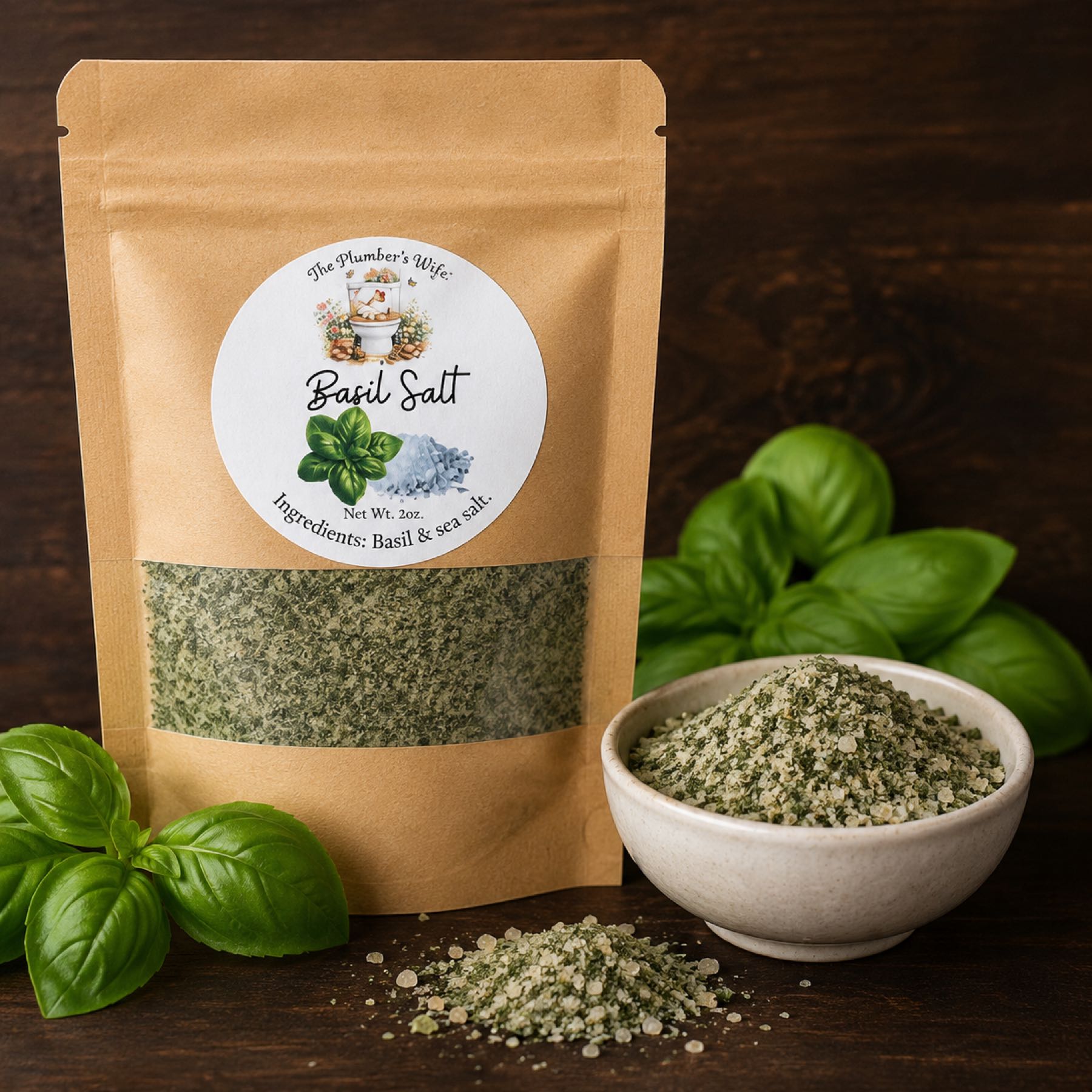 Basil Salt