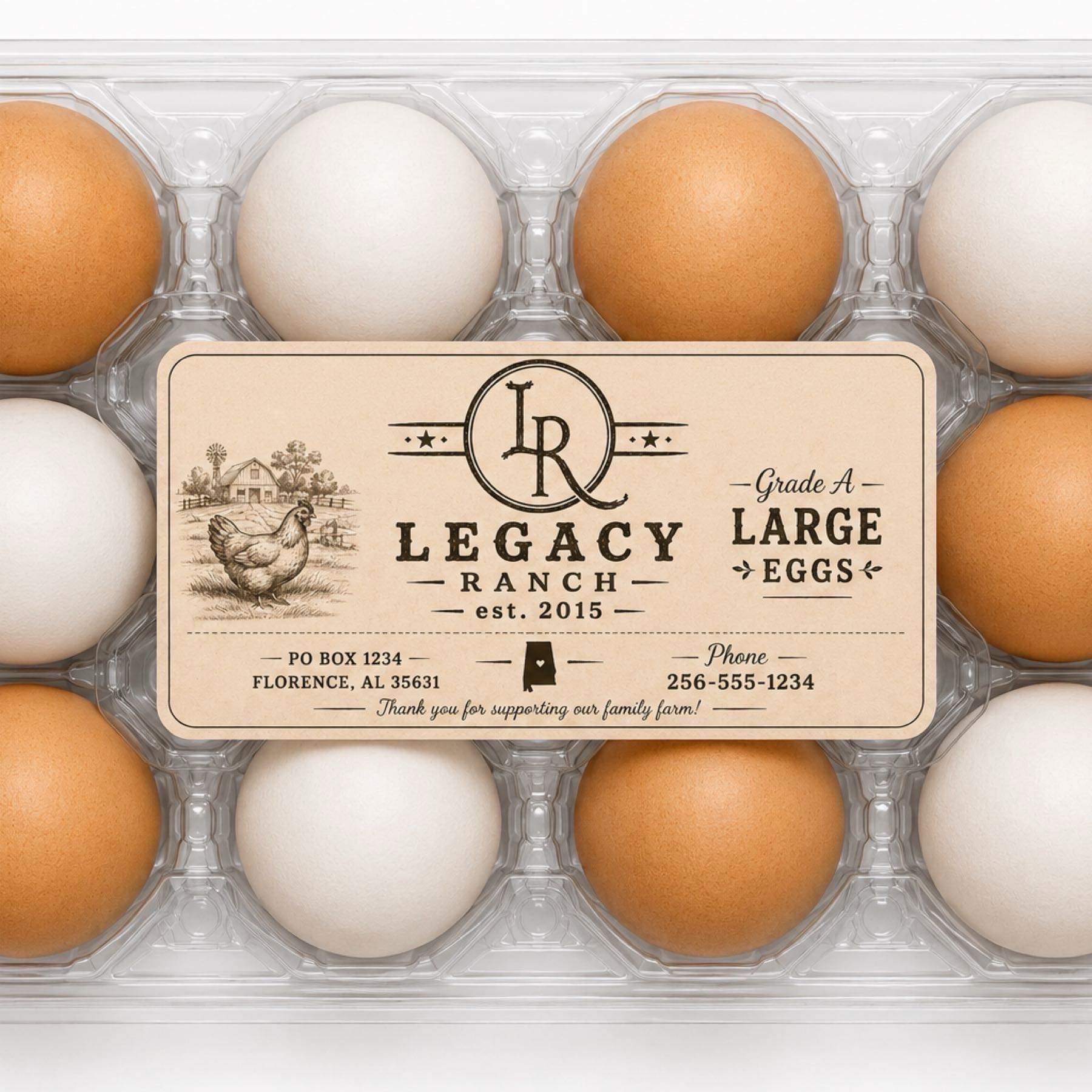 Dozen Fresh Eggs 