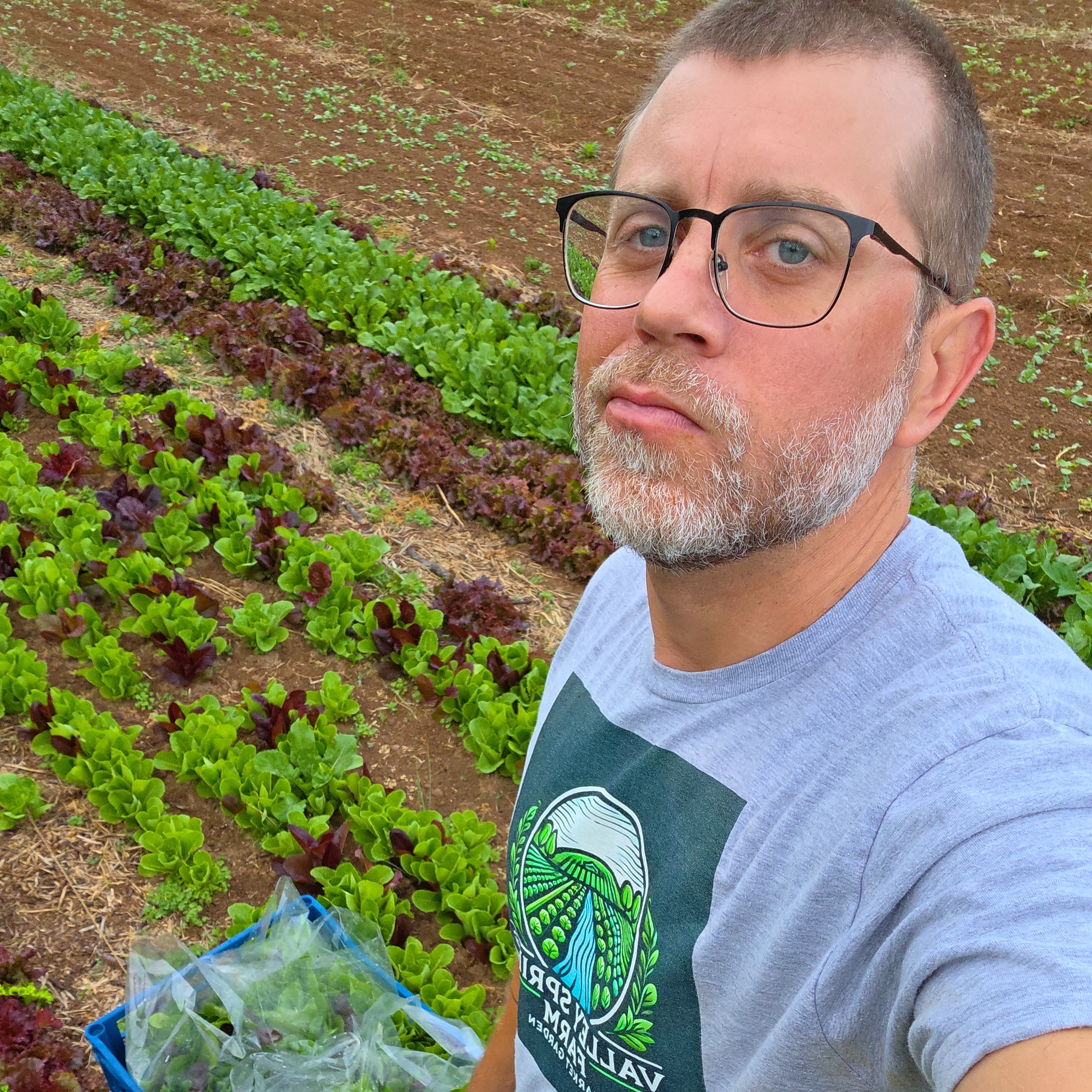Charlie, farm owner at Valley Spring Farm