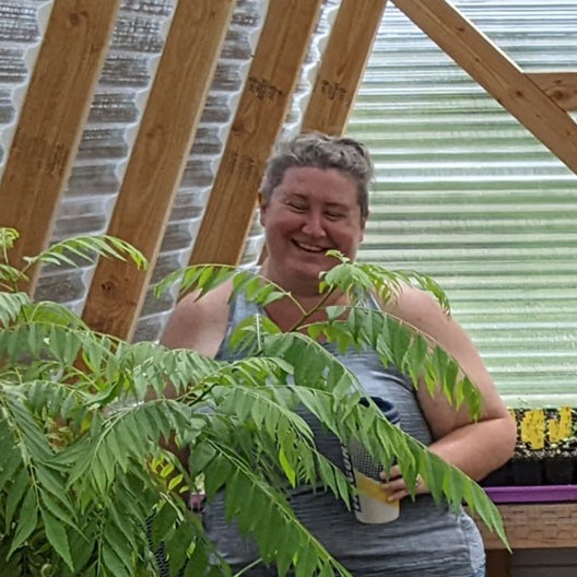 Candie Yoder, farm owner at Culinary Life Farm