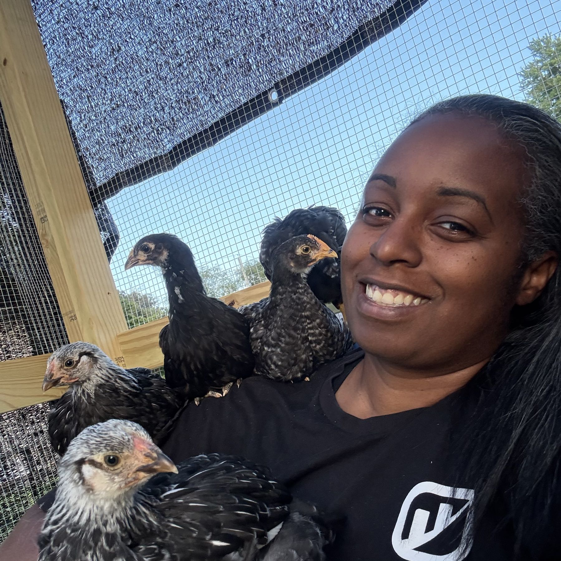 Shaleen, farm owner at Hidden Trail Farms