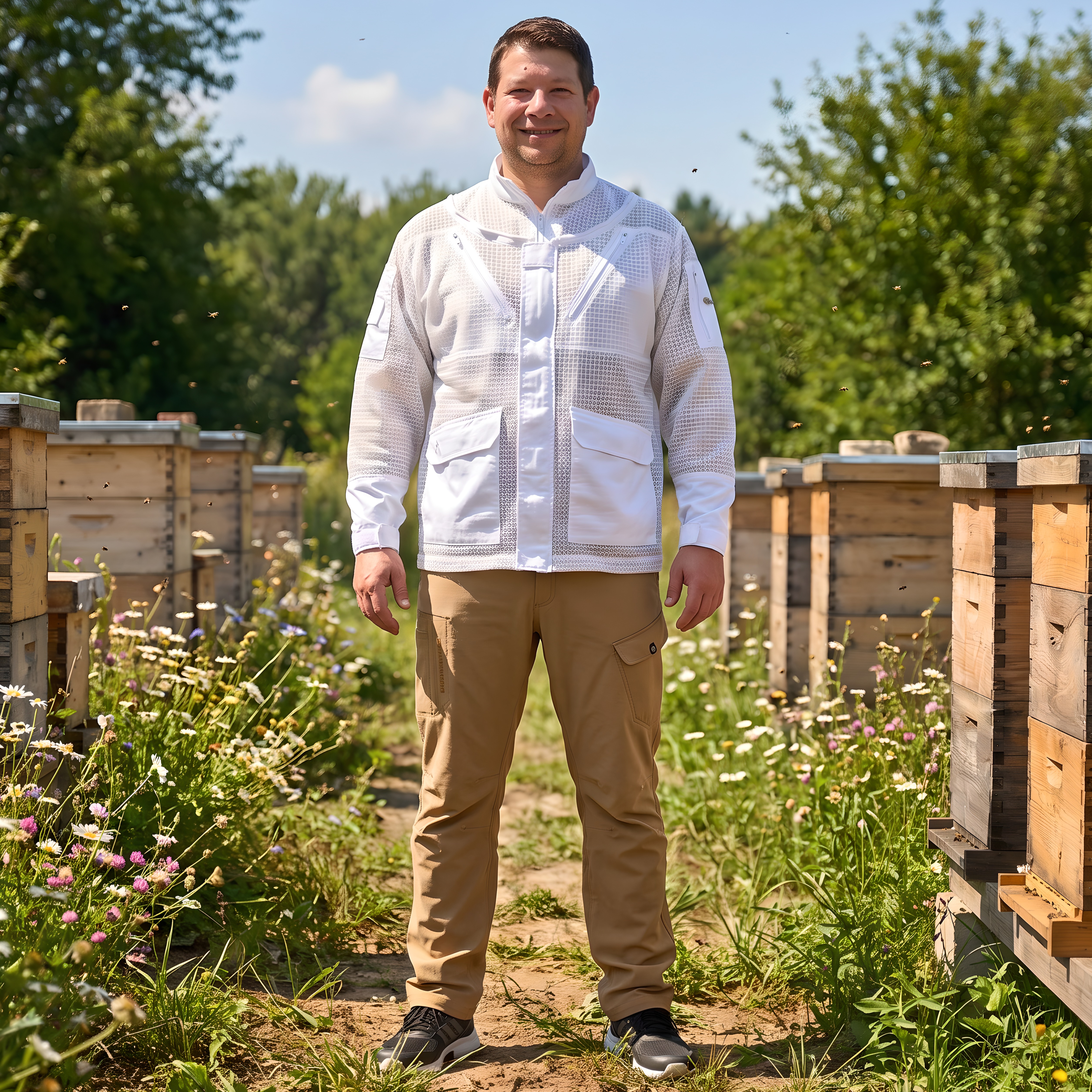 Thomas J Sadler, farm owner at Wilder Creek Honey