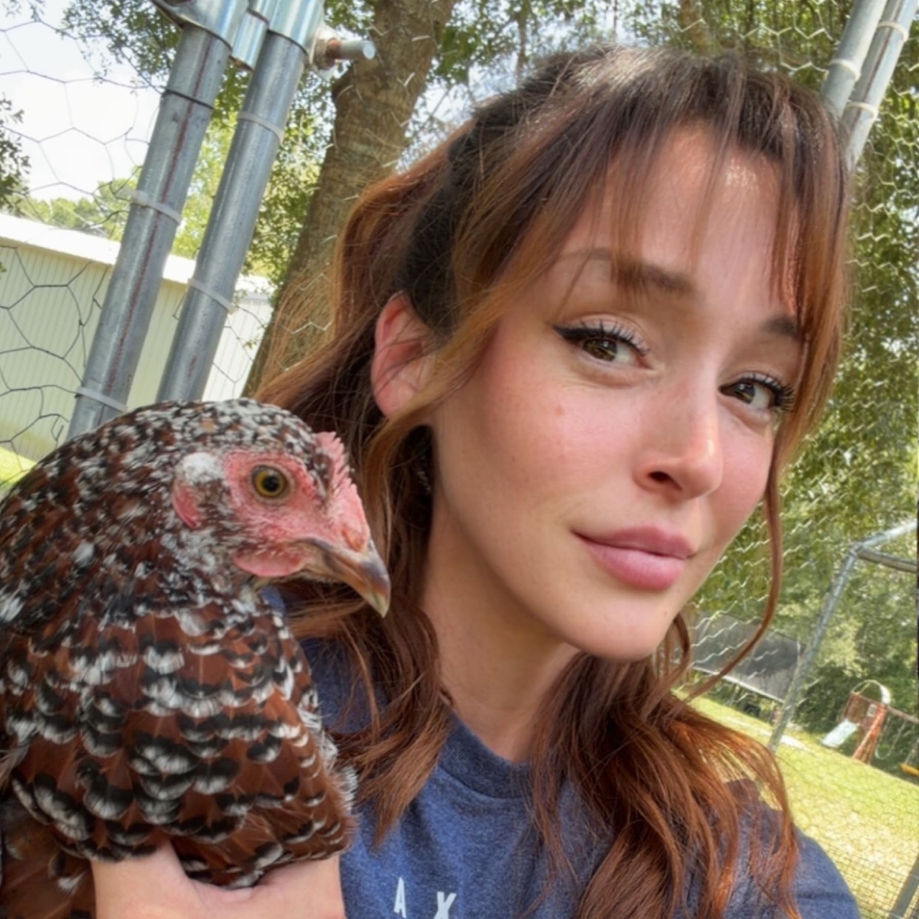 Katie, farm owner at Clucking Herbal Homestead