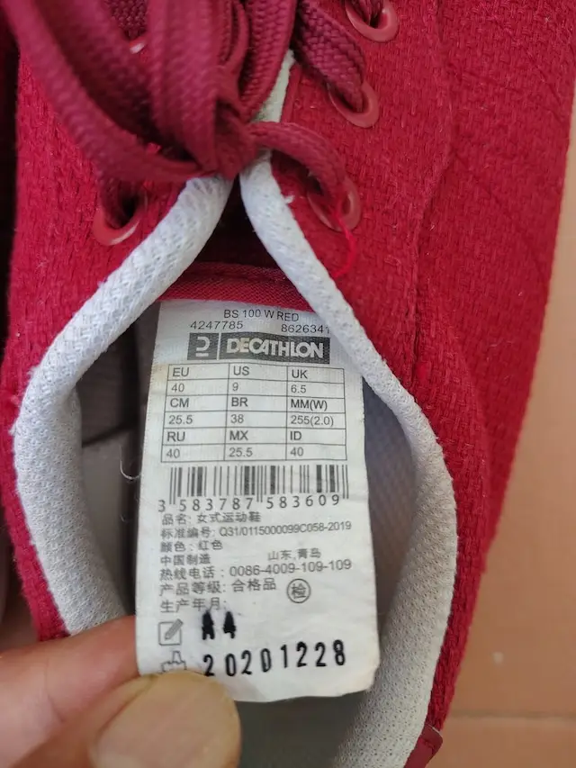 PERFLY Non-Marking Shoes For Girls [UK Size 6.5]