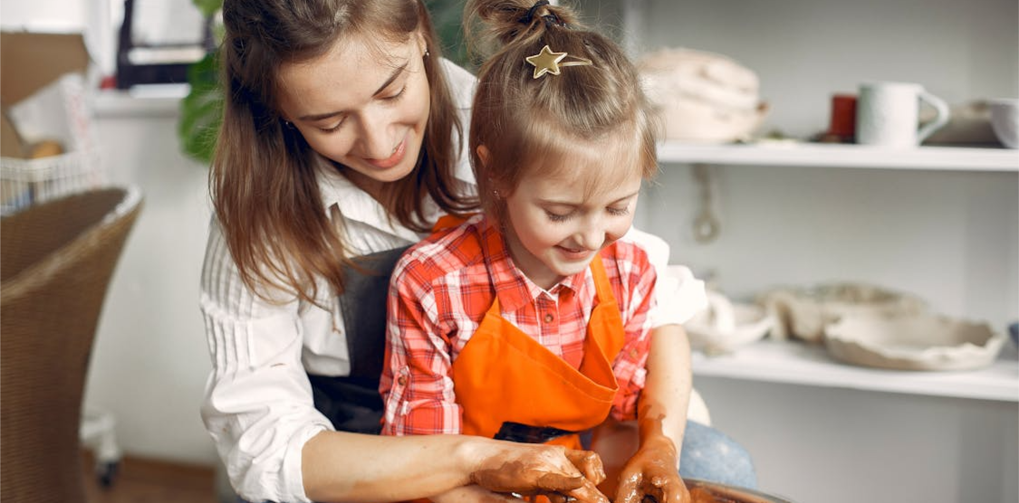 Kids Pottery Painting