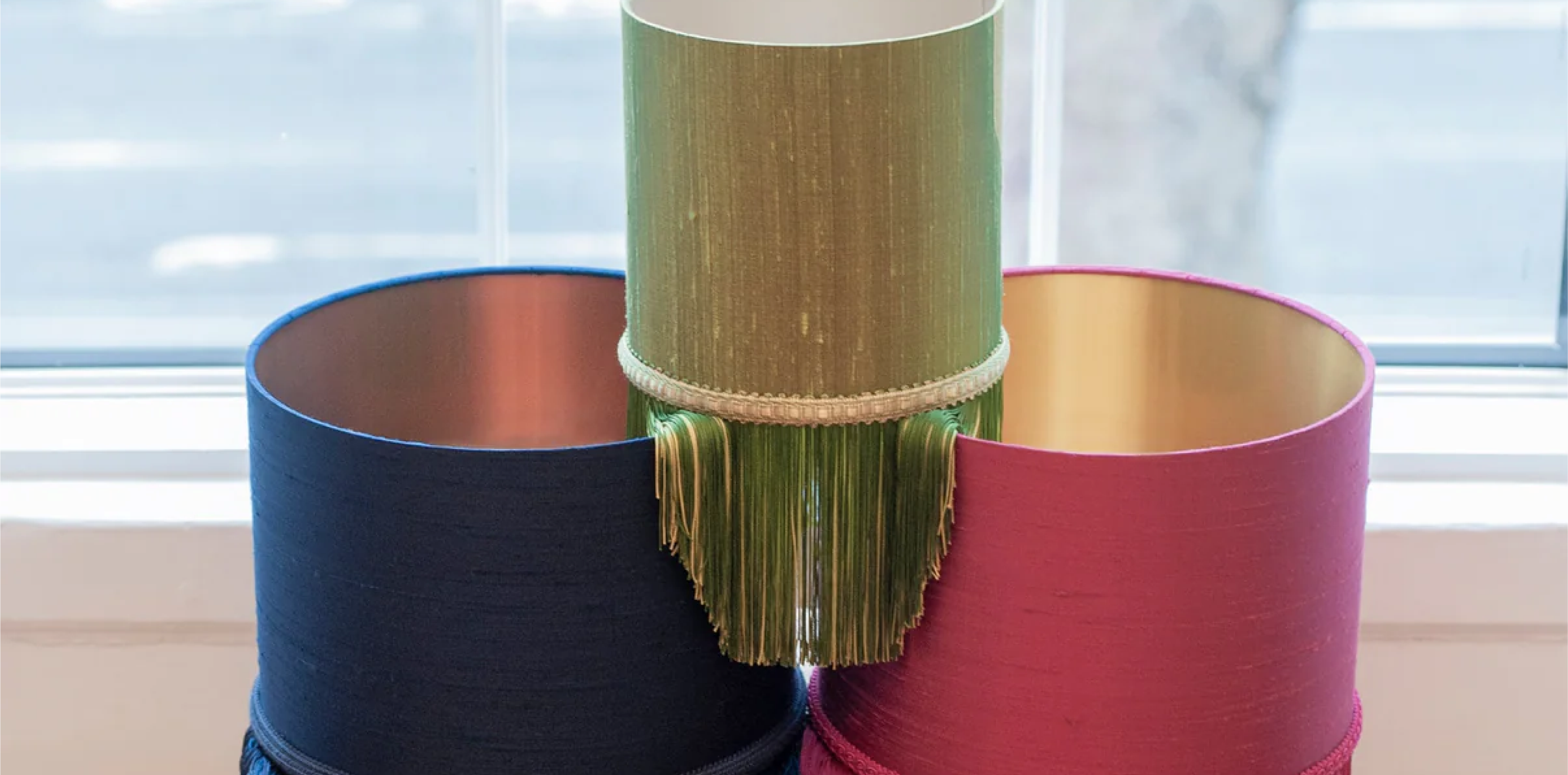 Design & Make A Fringed Silk Drum Lampshade