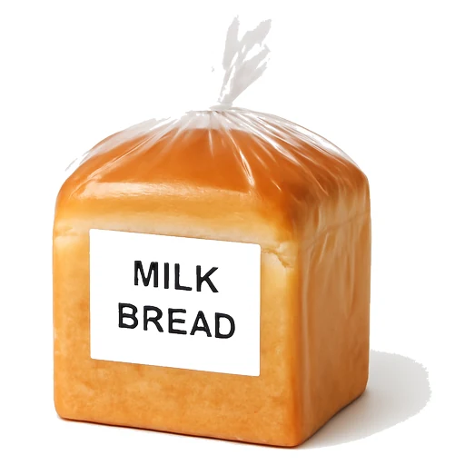Milk Bread in Bakery on Vobido
